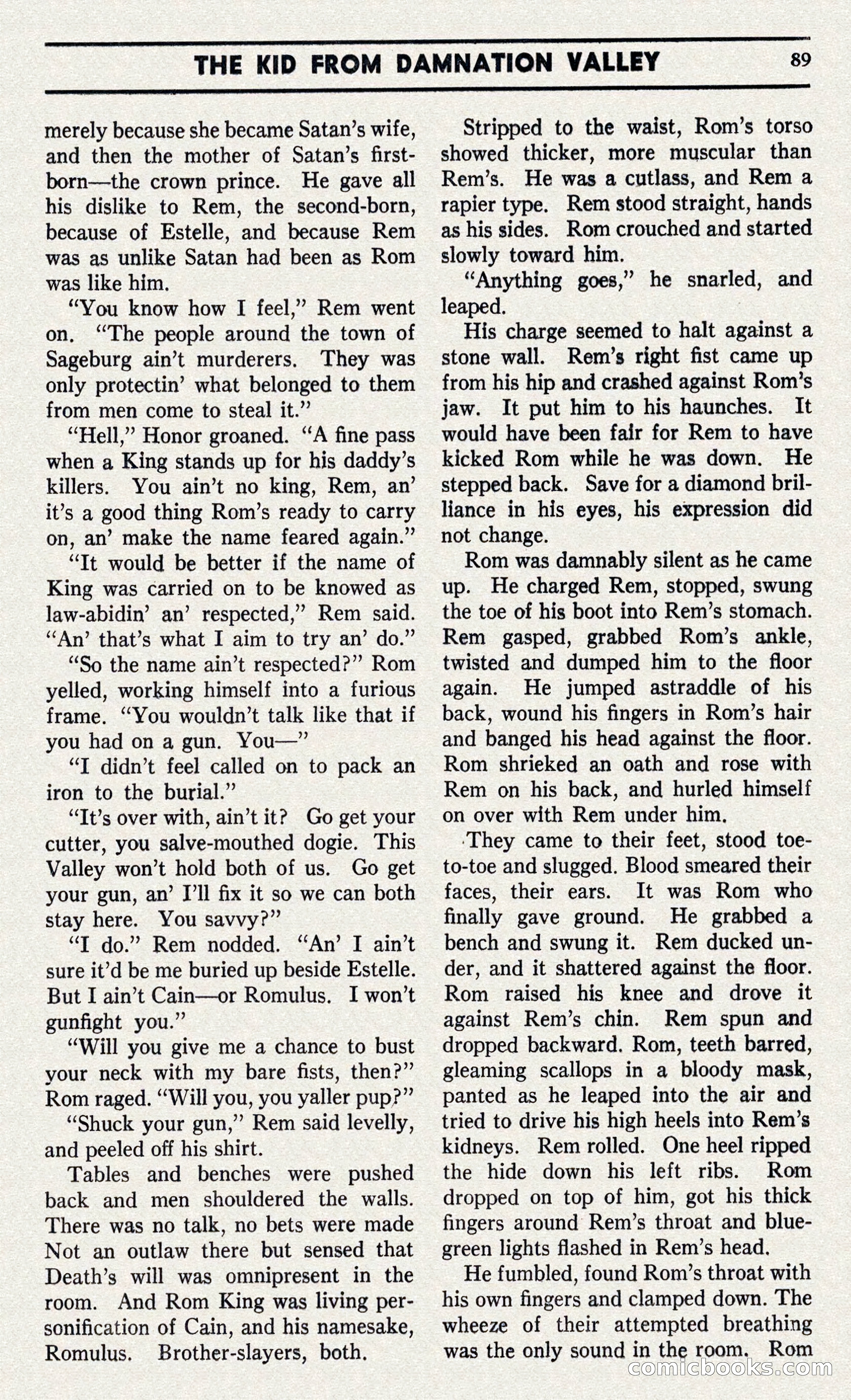Two-Gun Western Novels Magazine — page 88 of 116