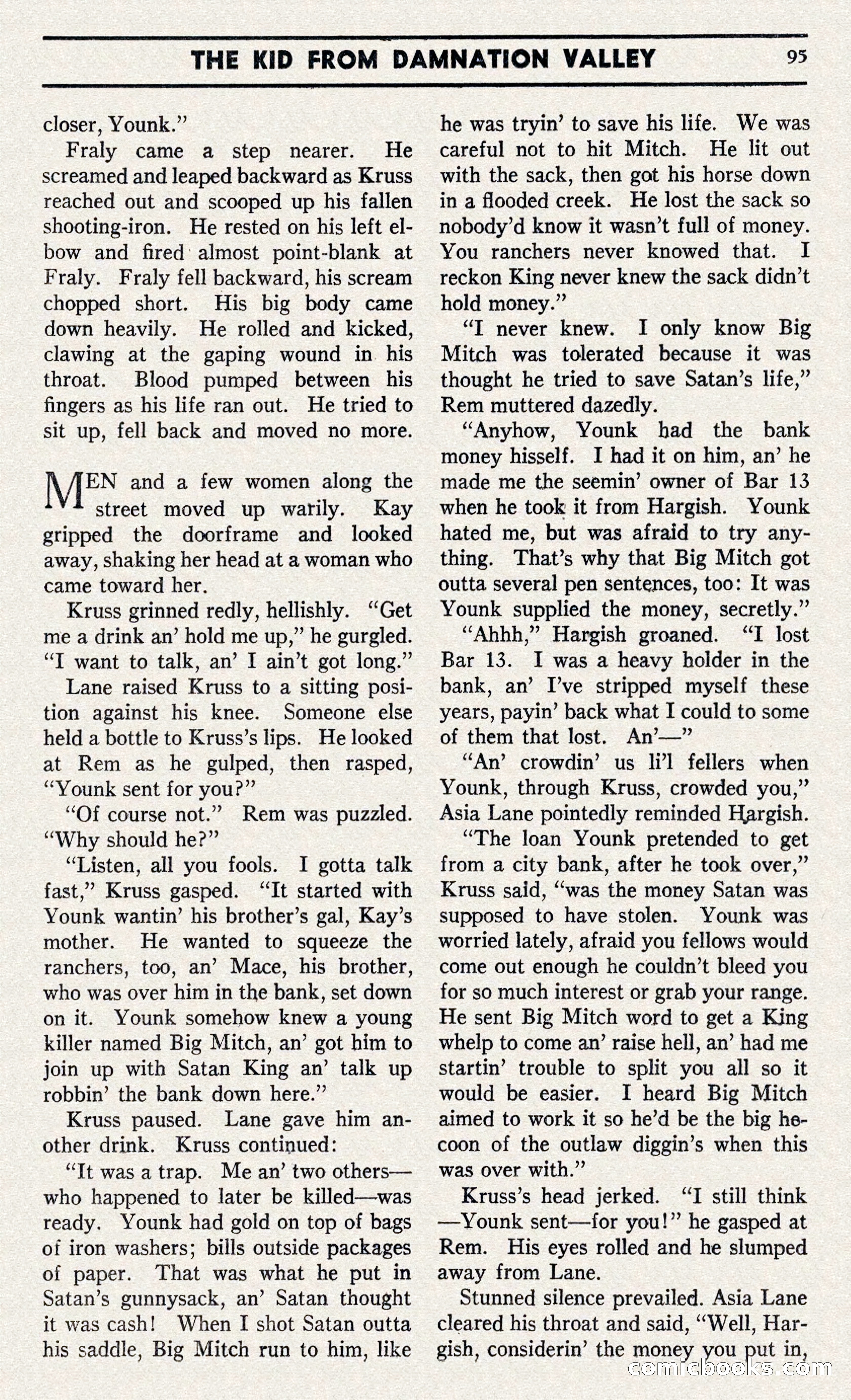 Two-Gun Western Novels Magazine — page 94 of 116