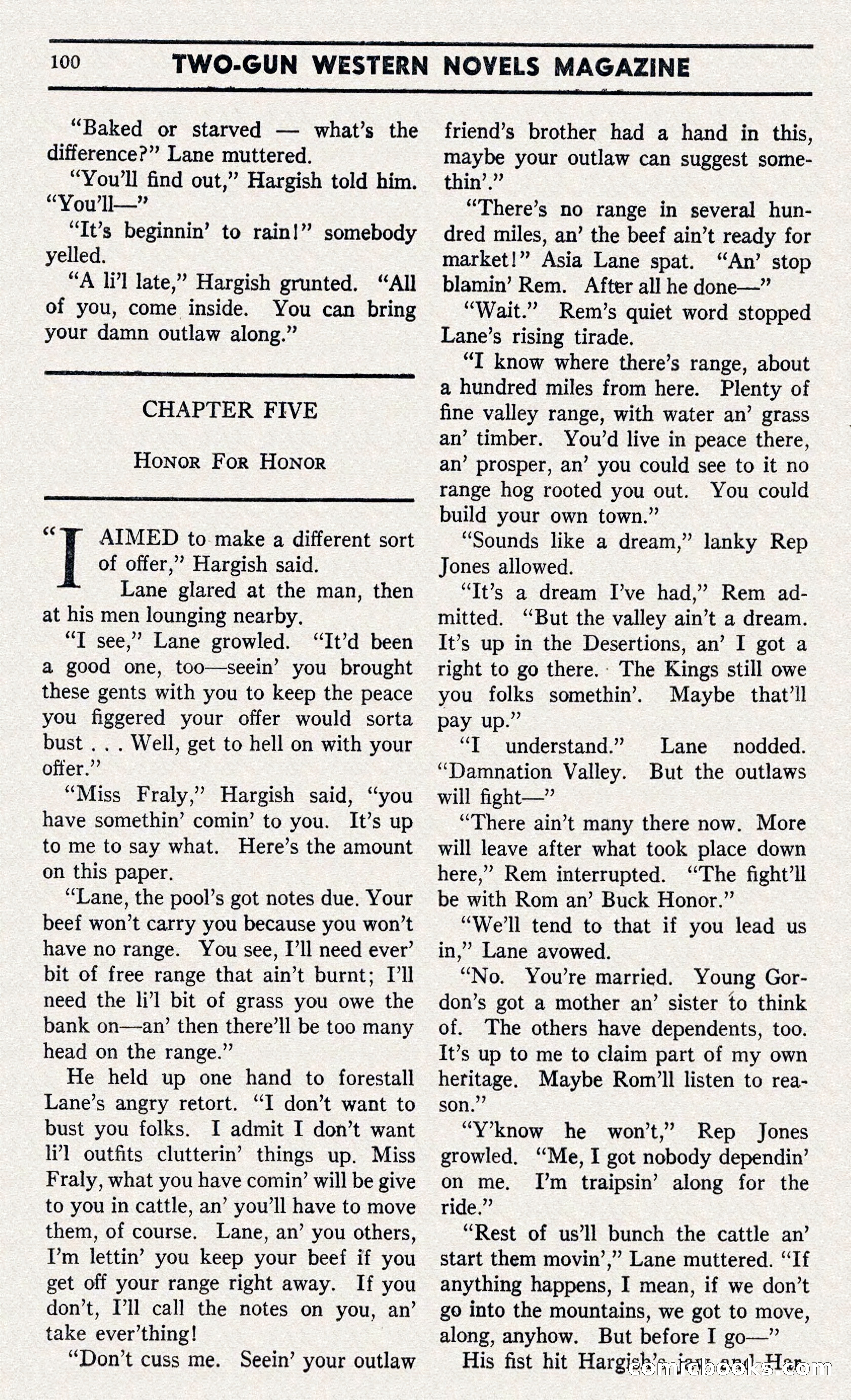 Two-Gun Western Novels Magazine — page 99 of 116