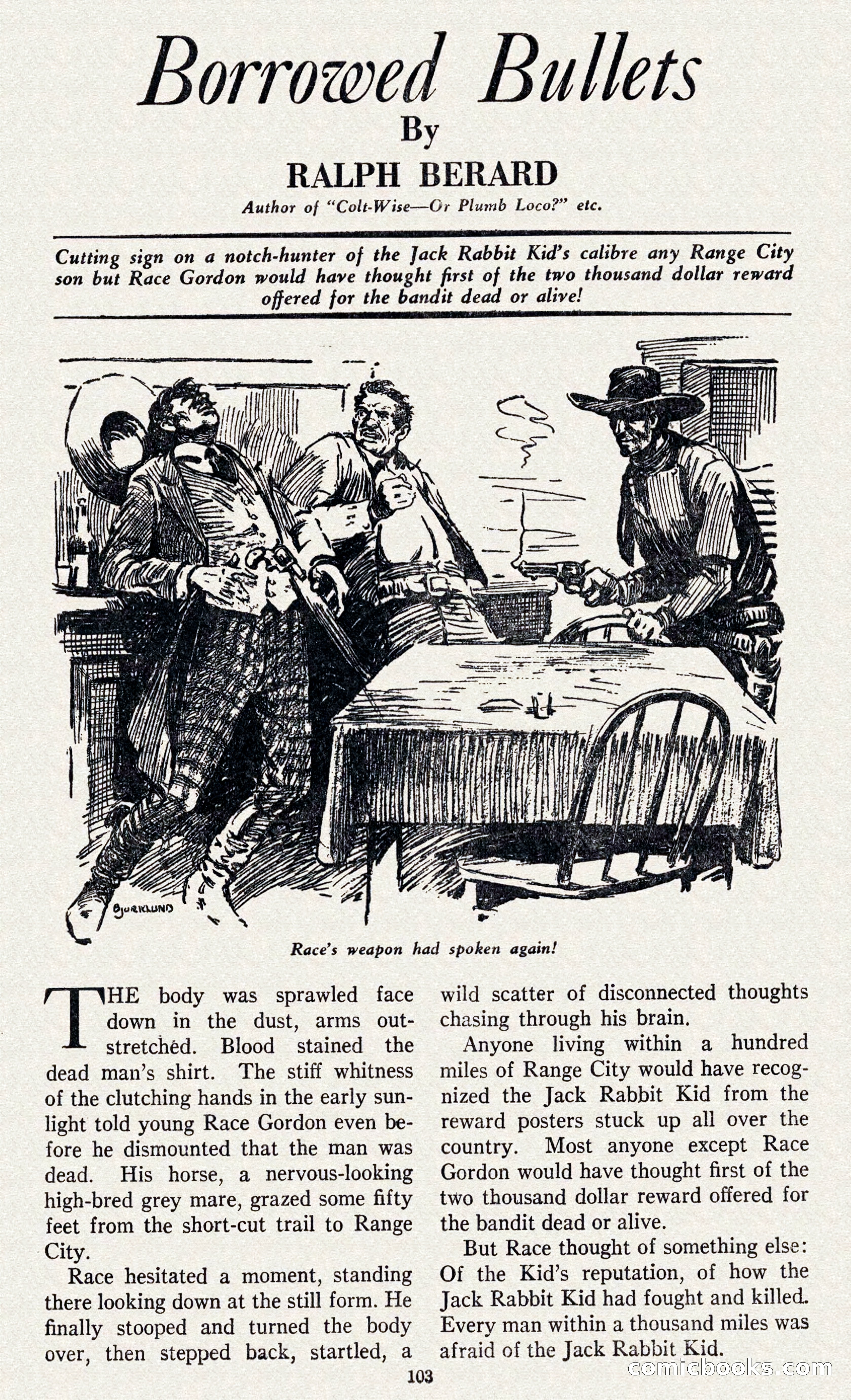 Two-Gun Western Novels Magazine — page 102 of 116