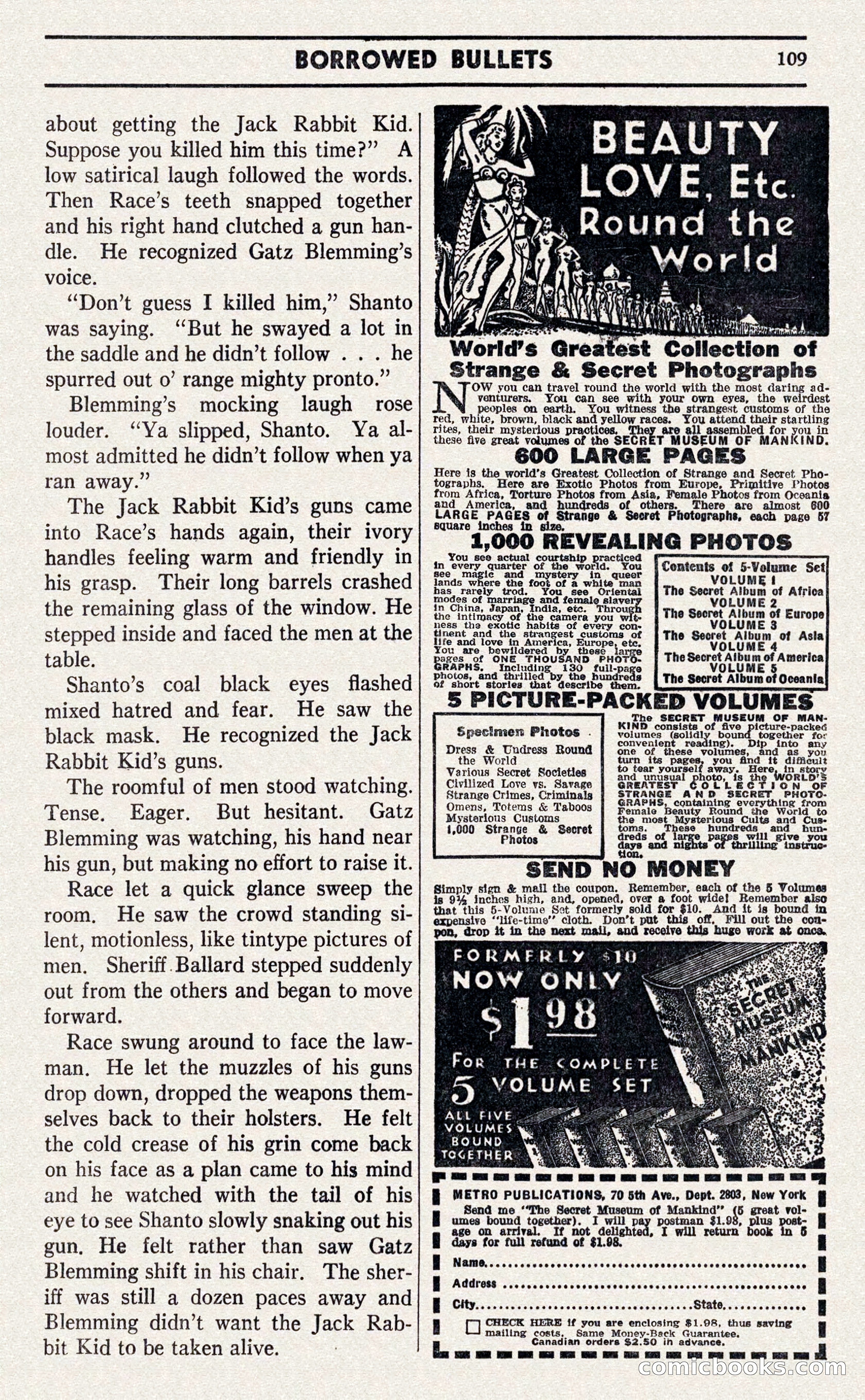 Two-Gun Western Novels Magazine — page 108 of 116