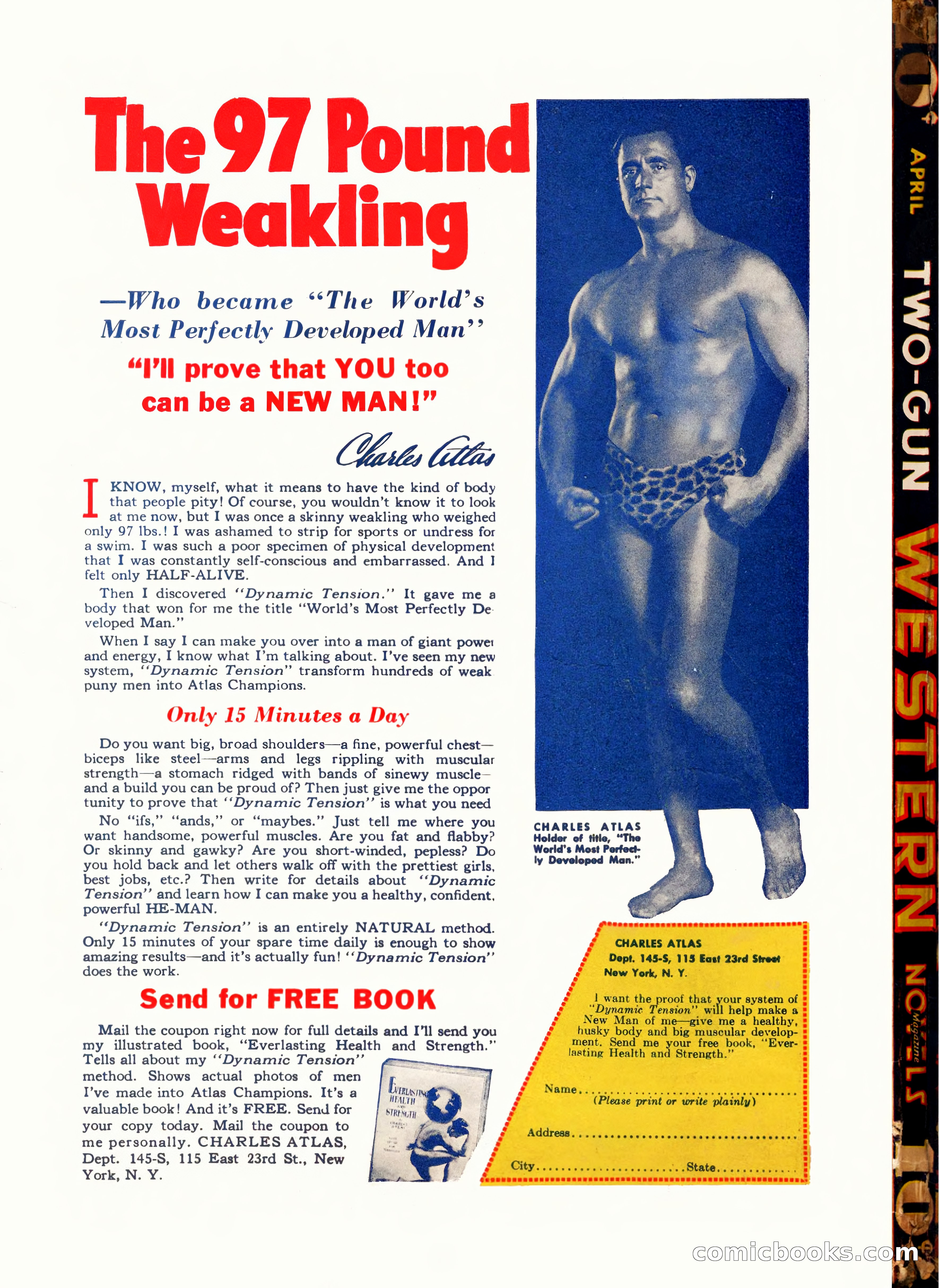 Two-Gun Western Novels Magazine — page 115 of 116