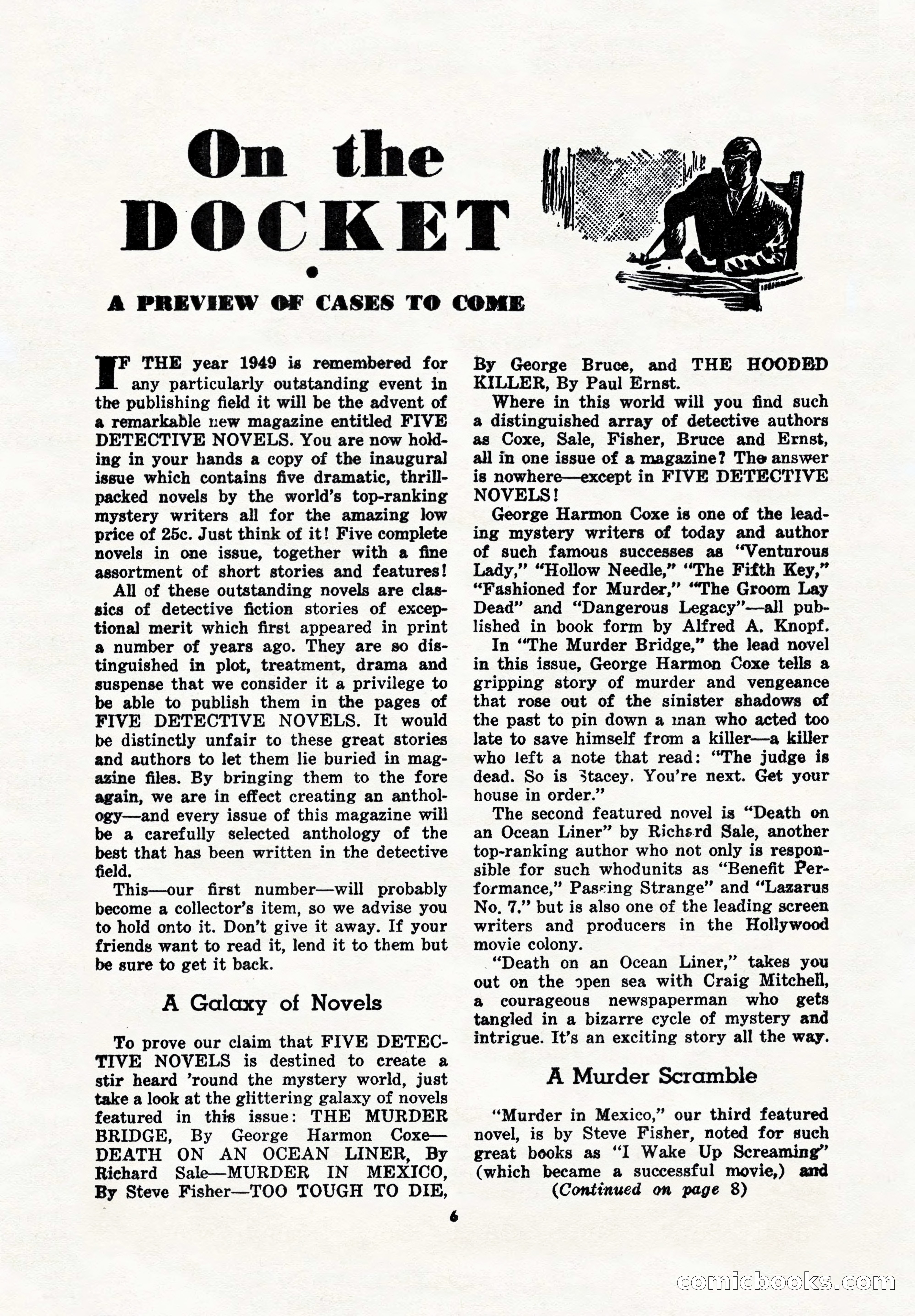 5 Detective Novels Magazine Cover — page 6 of 148