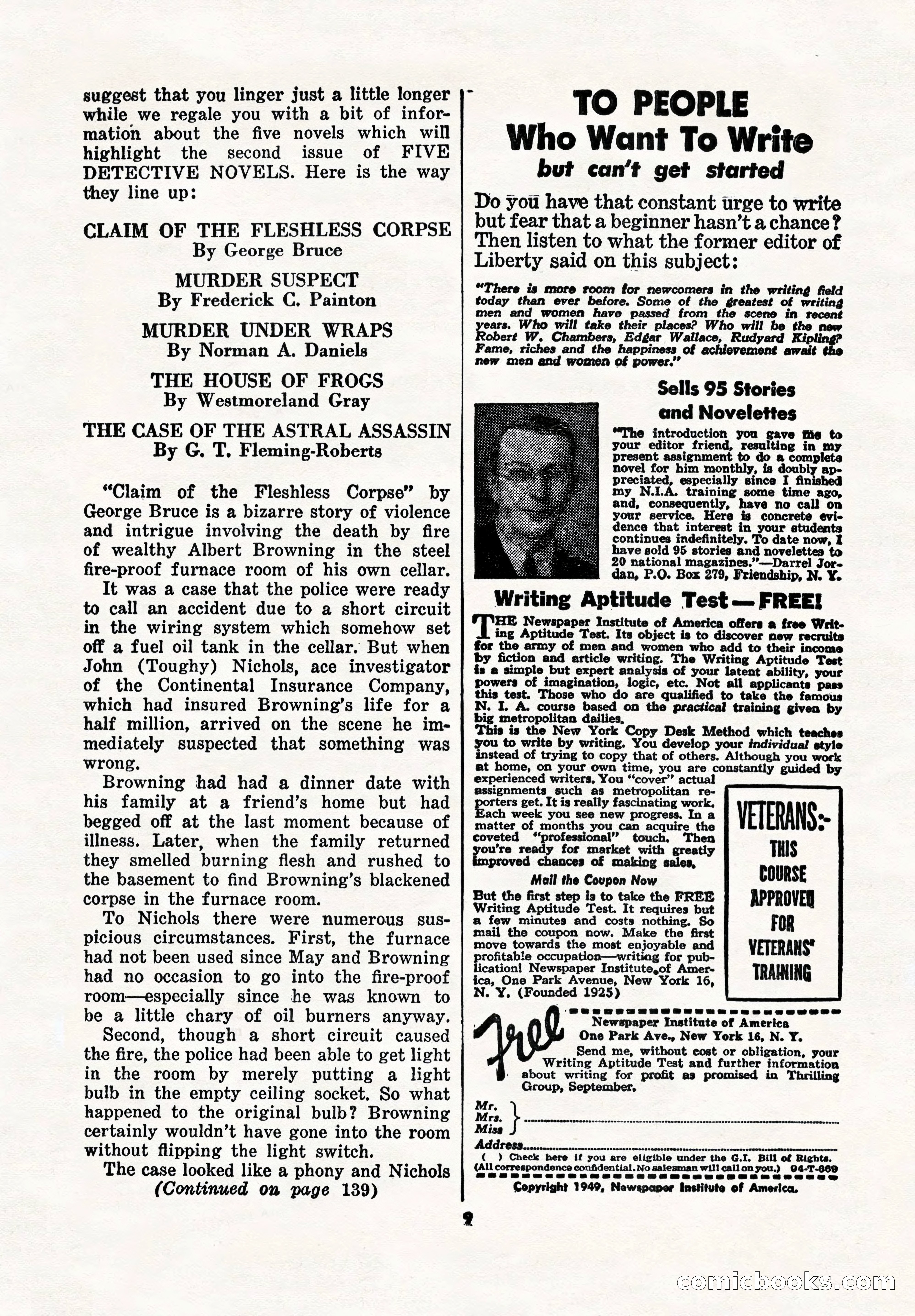 5 Detective Novels Magazine Cover — page 9 of 148