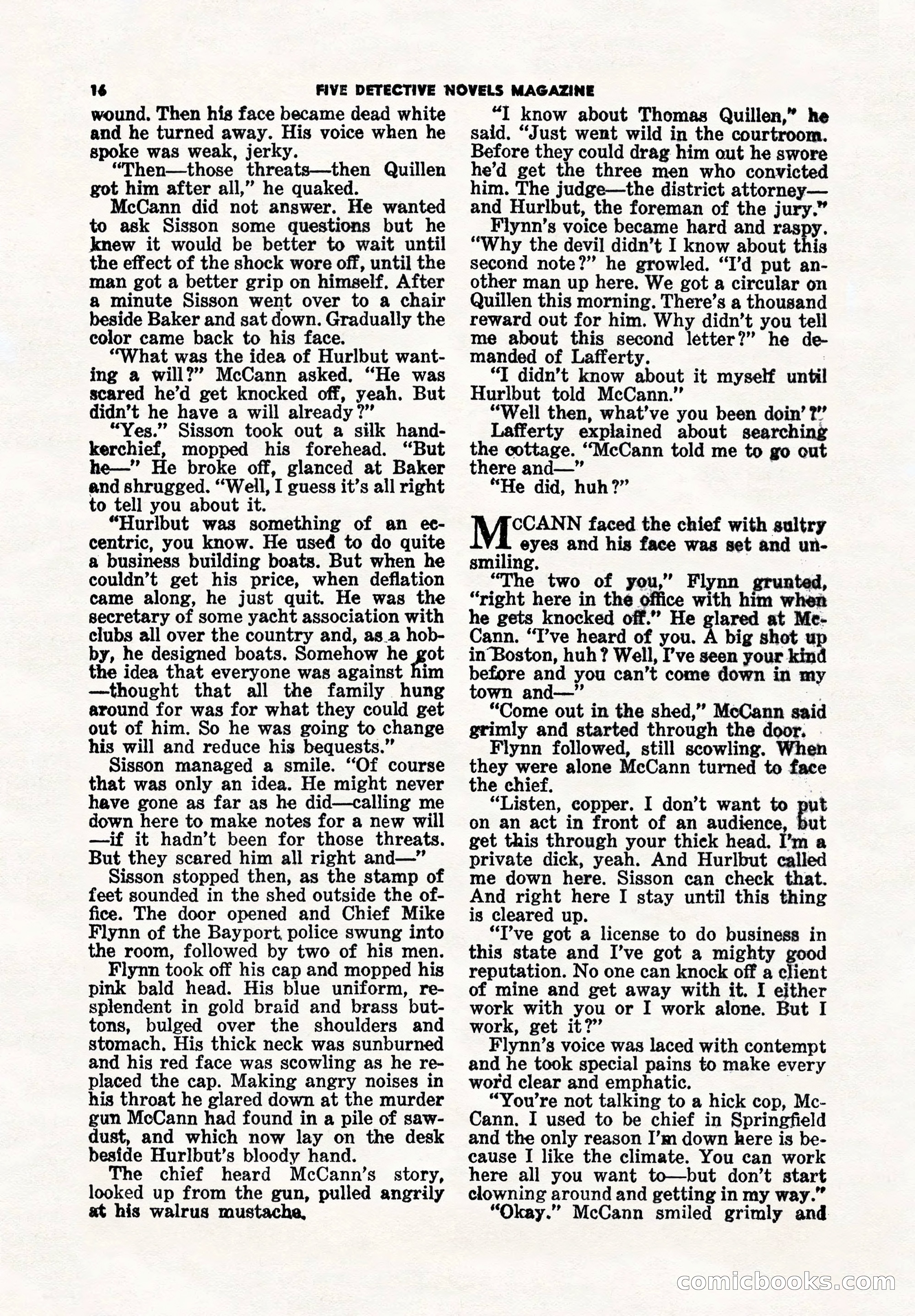 5 Detective Novels Magazine Cover — page 16 of 148