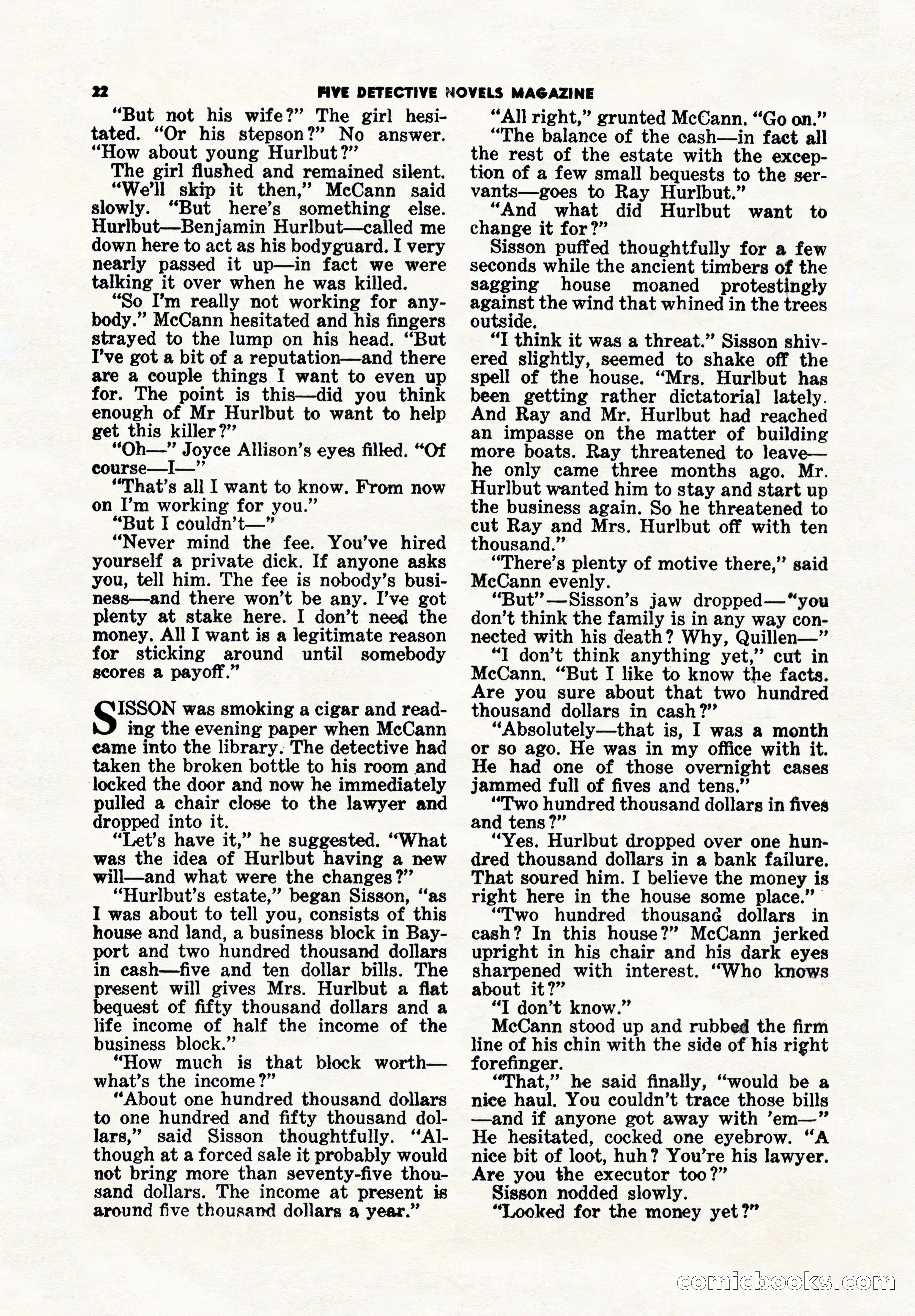 5 Detective Novels Magazine Cover — page 22 of 148