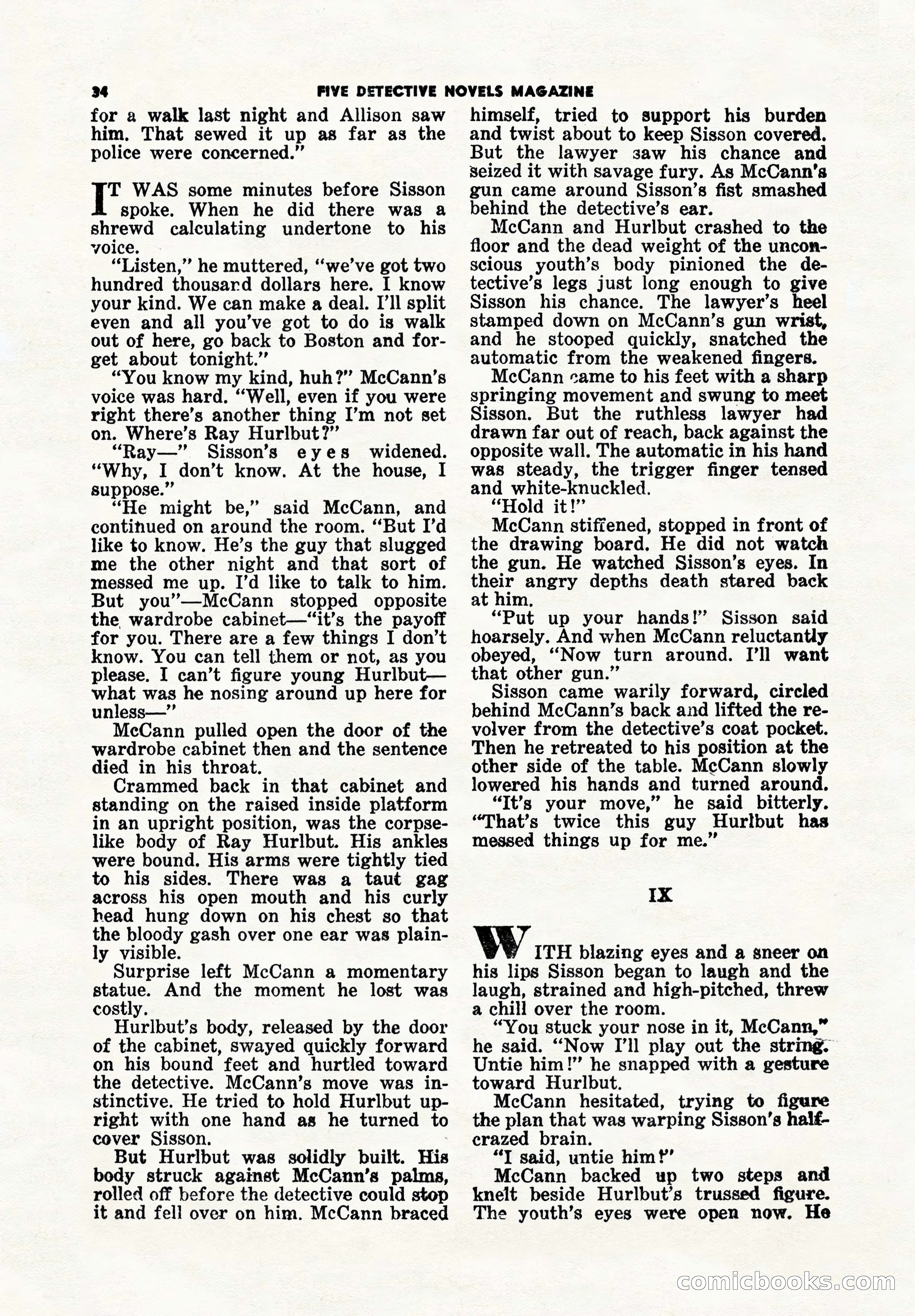 5 Detective Novels Magazine Cover — page 34 of 148