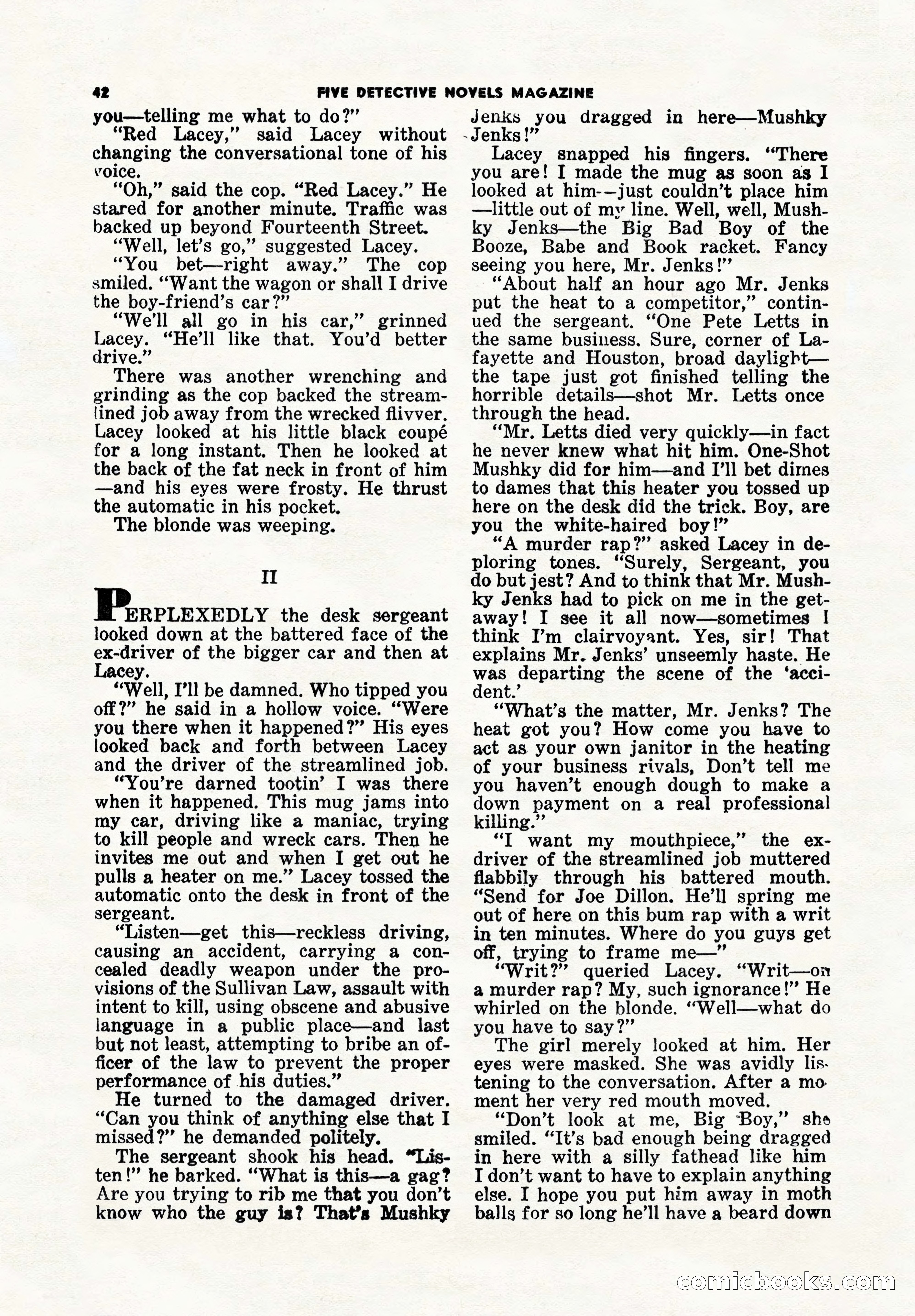 5 Detective Novels Magazine Cover — page 42 of 148