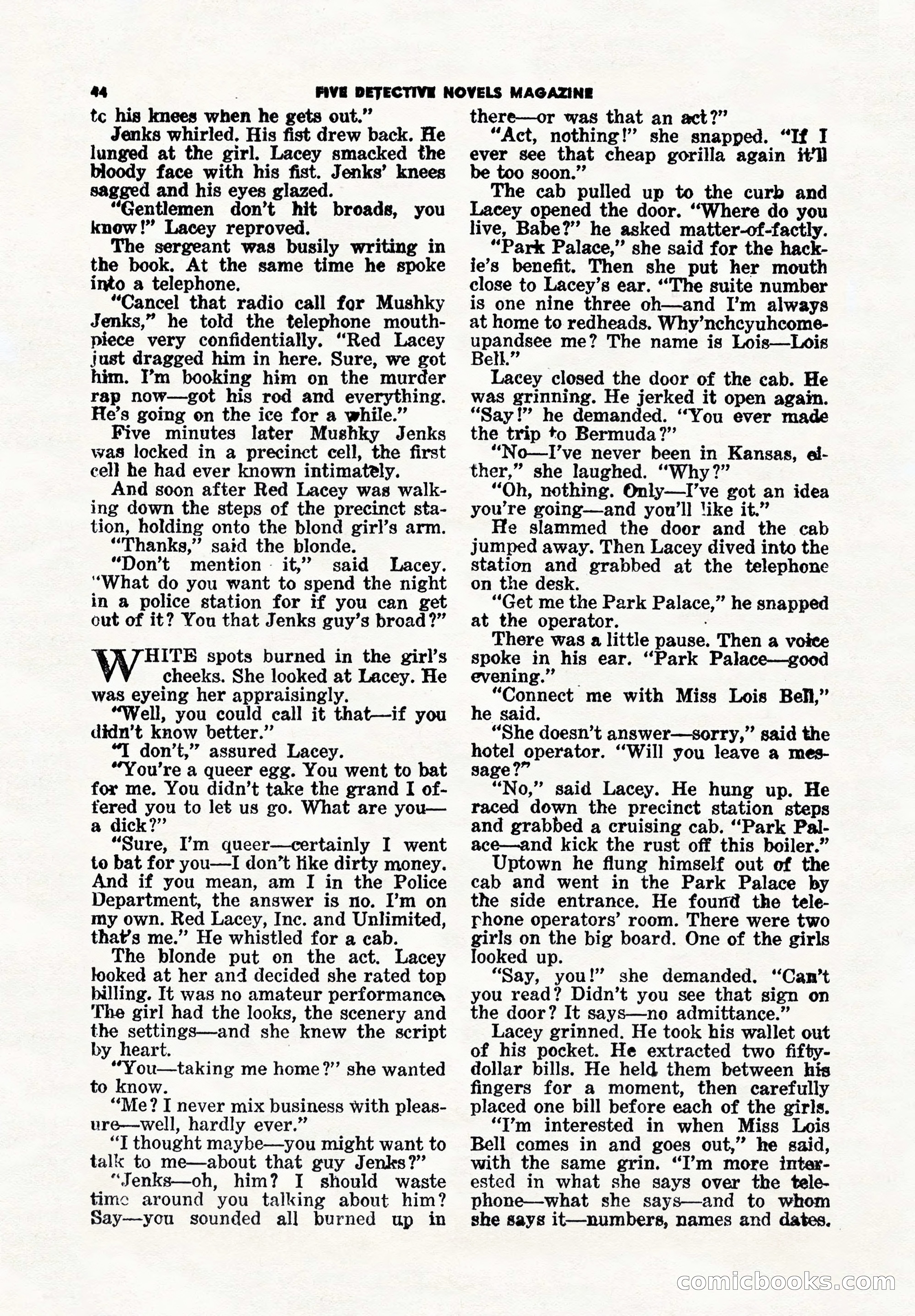5 Detective Novels Magazine Cover — page 44 of 148
