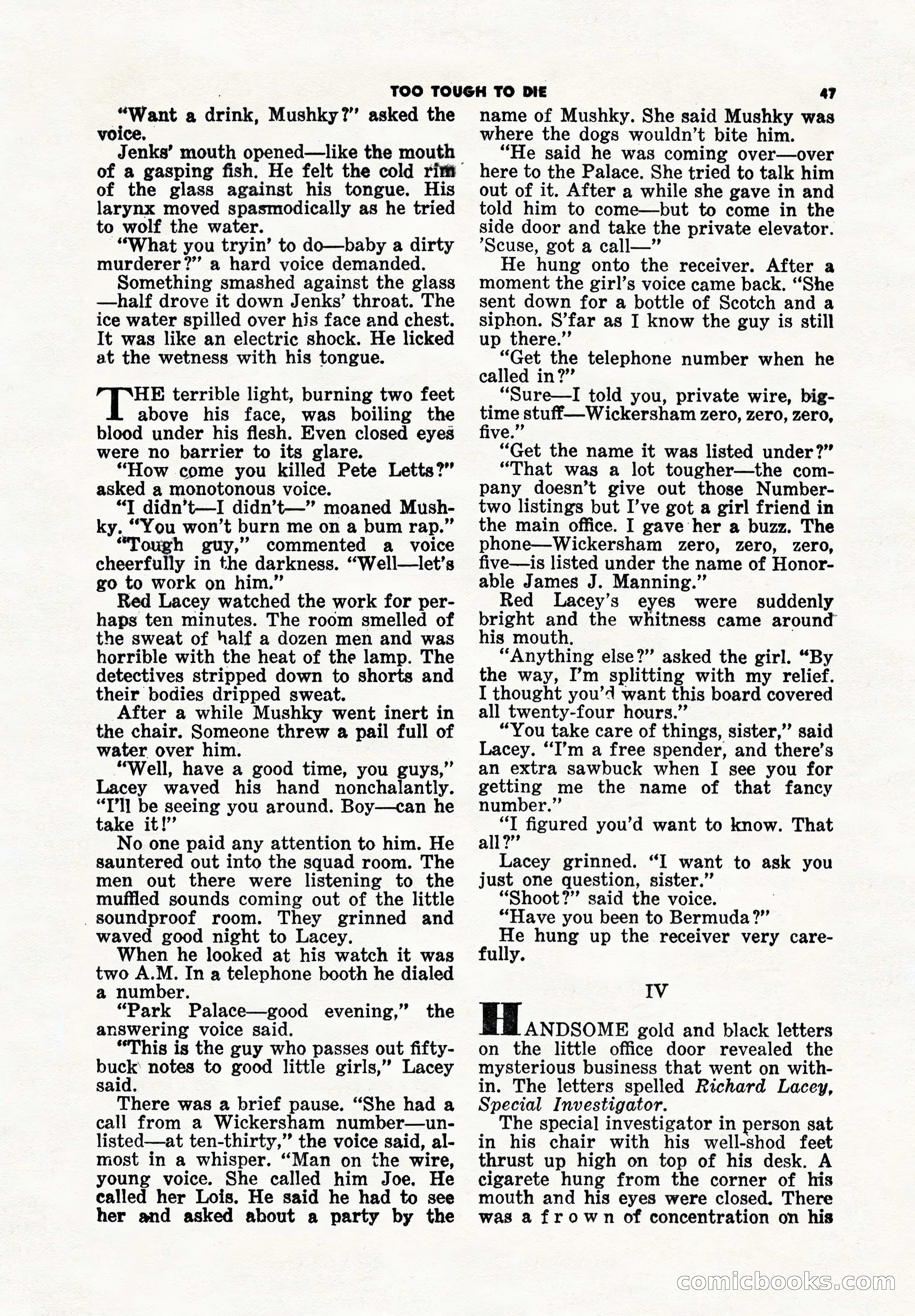 5 Detective Novels Magazine Cover — page 47 of 148