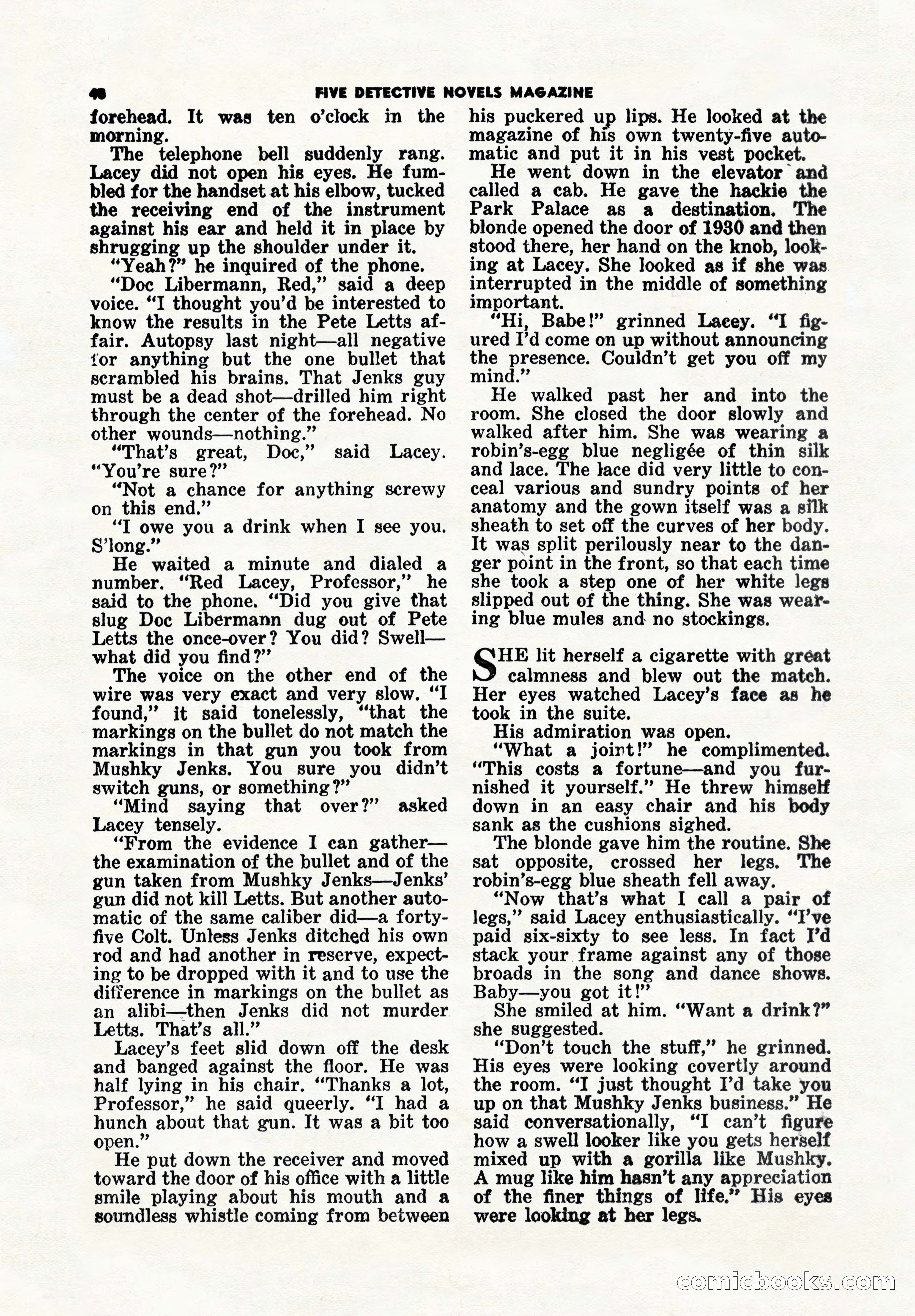 5 Detective Novels Magazine Cover — page 48 of 148