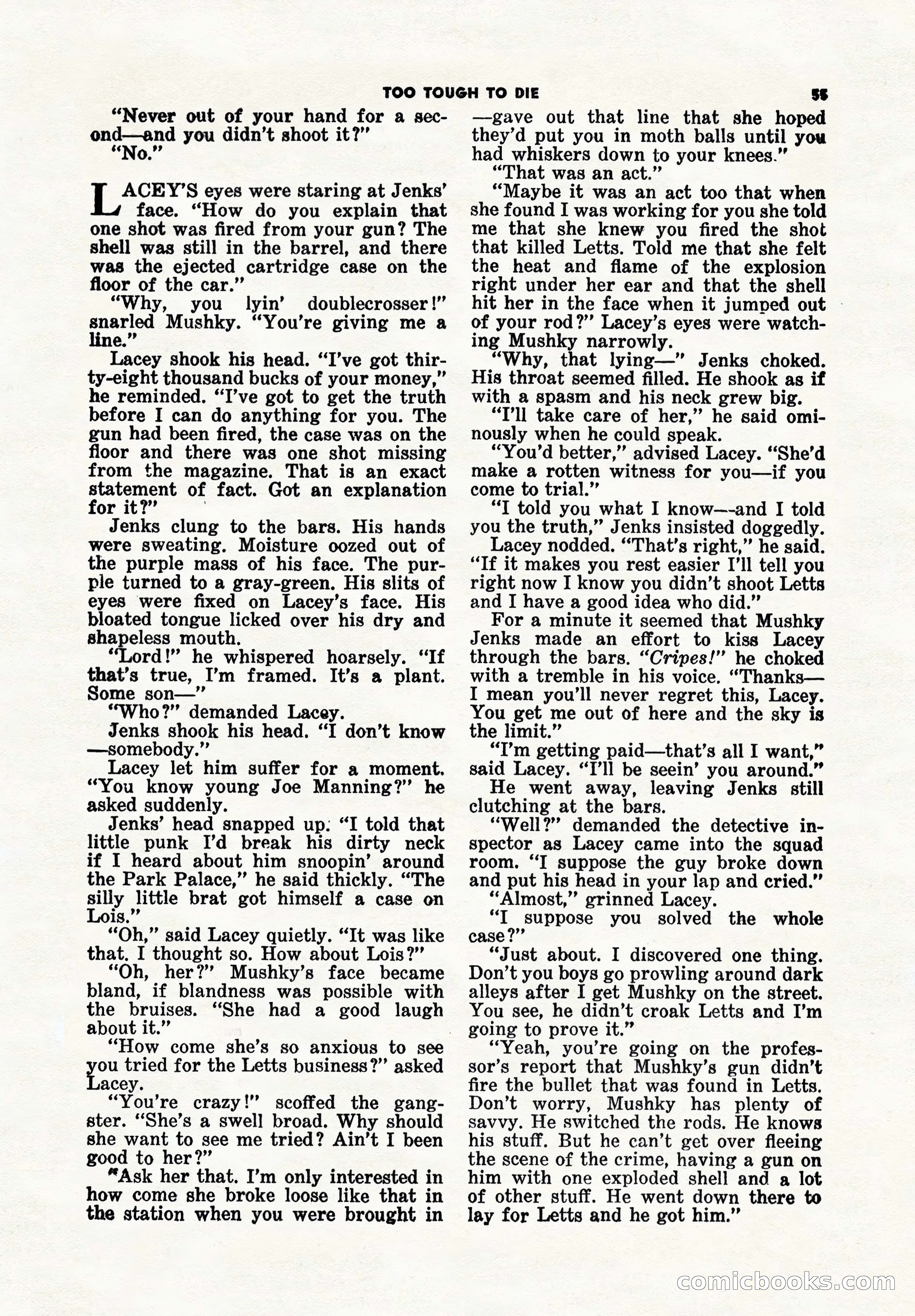 5 Detective Novels Magazine Cover — page 55 of 148