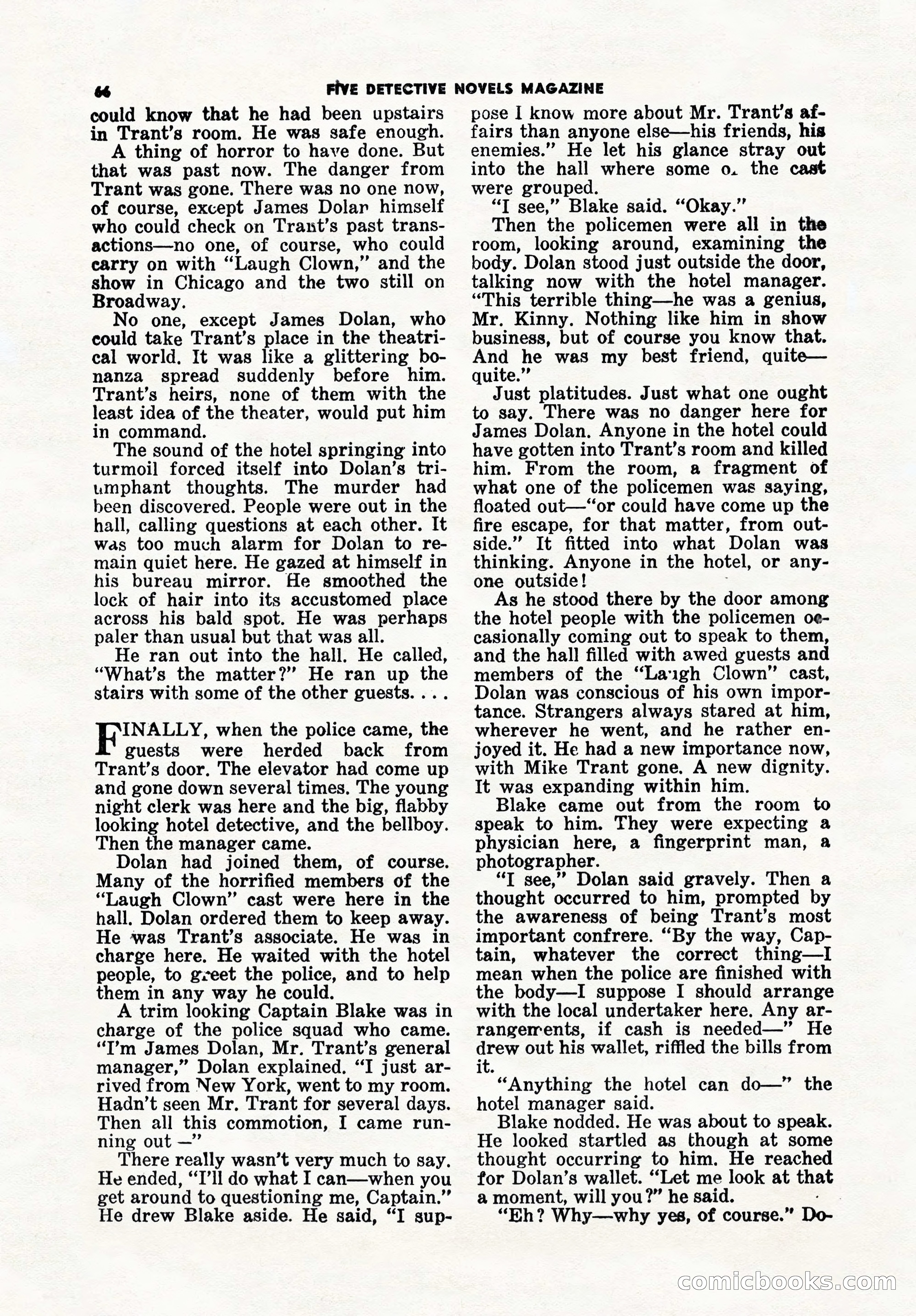 5 Detective Novels Magazine Cover — page 66 of 148