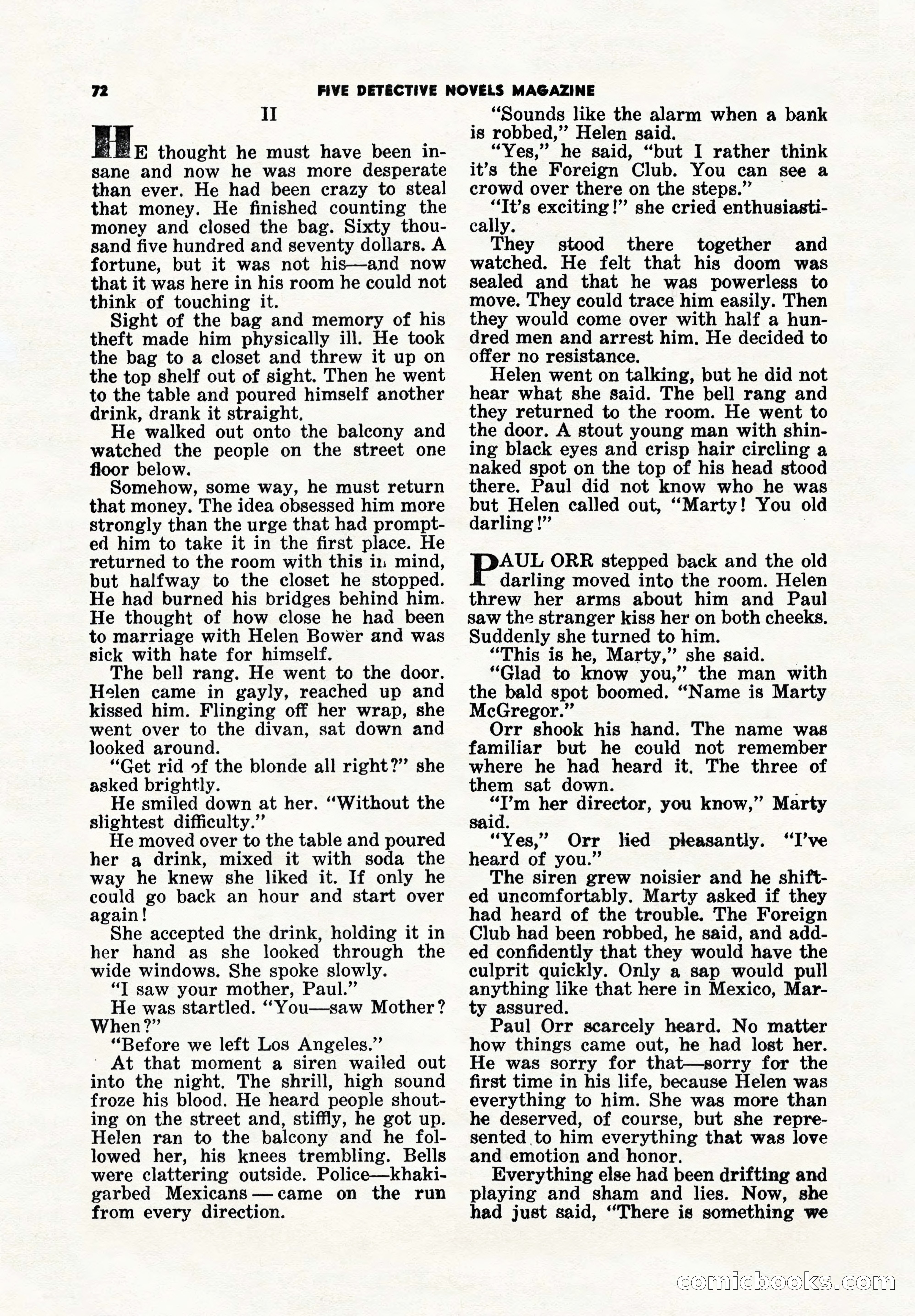 5 Detective Novels Magazine Cover — page 72 of 148