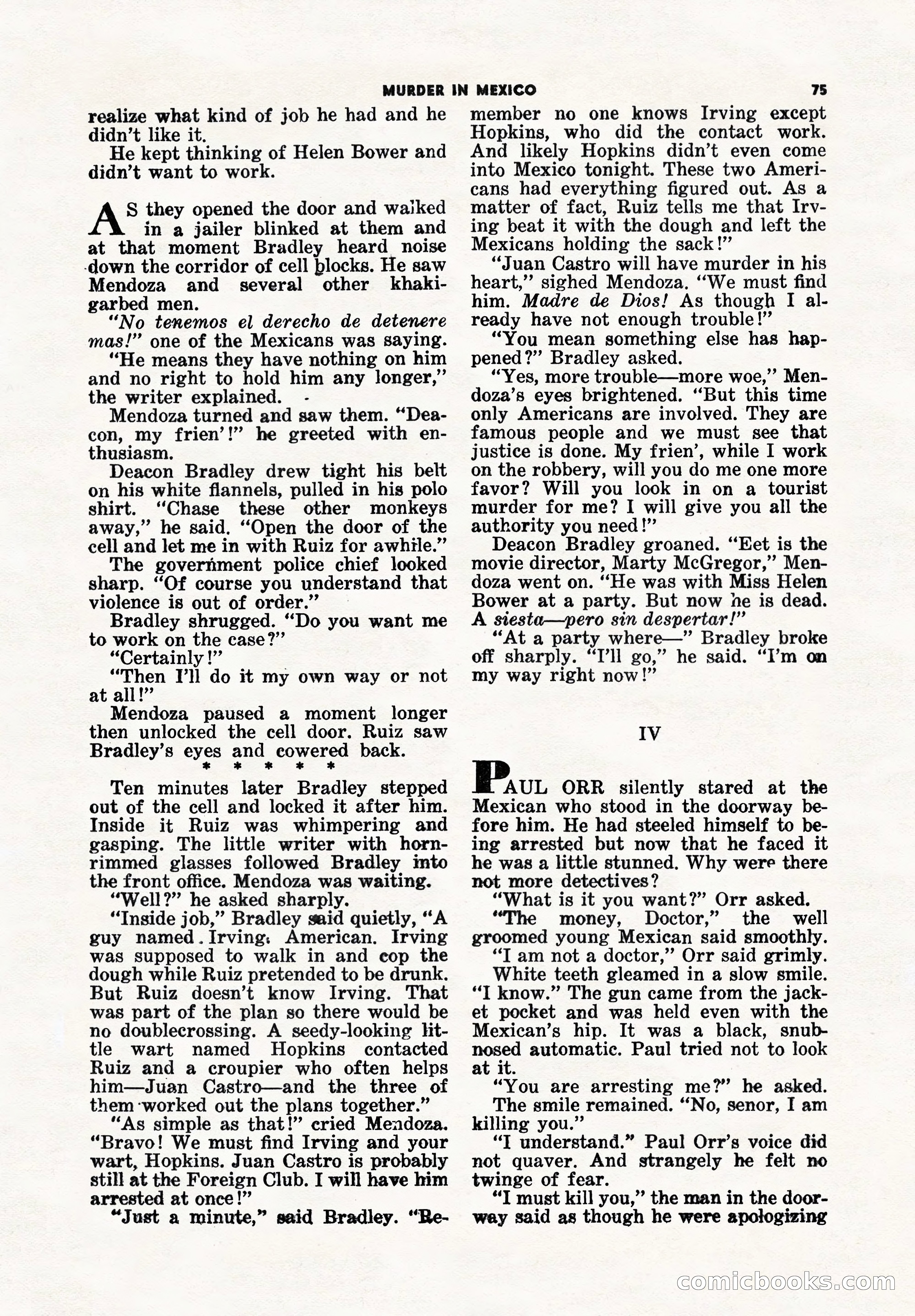 5 Detective Novels Magazine Cover — page 75 of 148