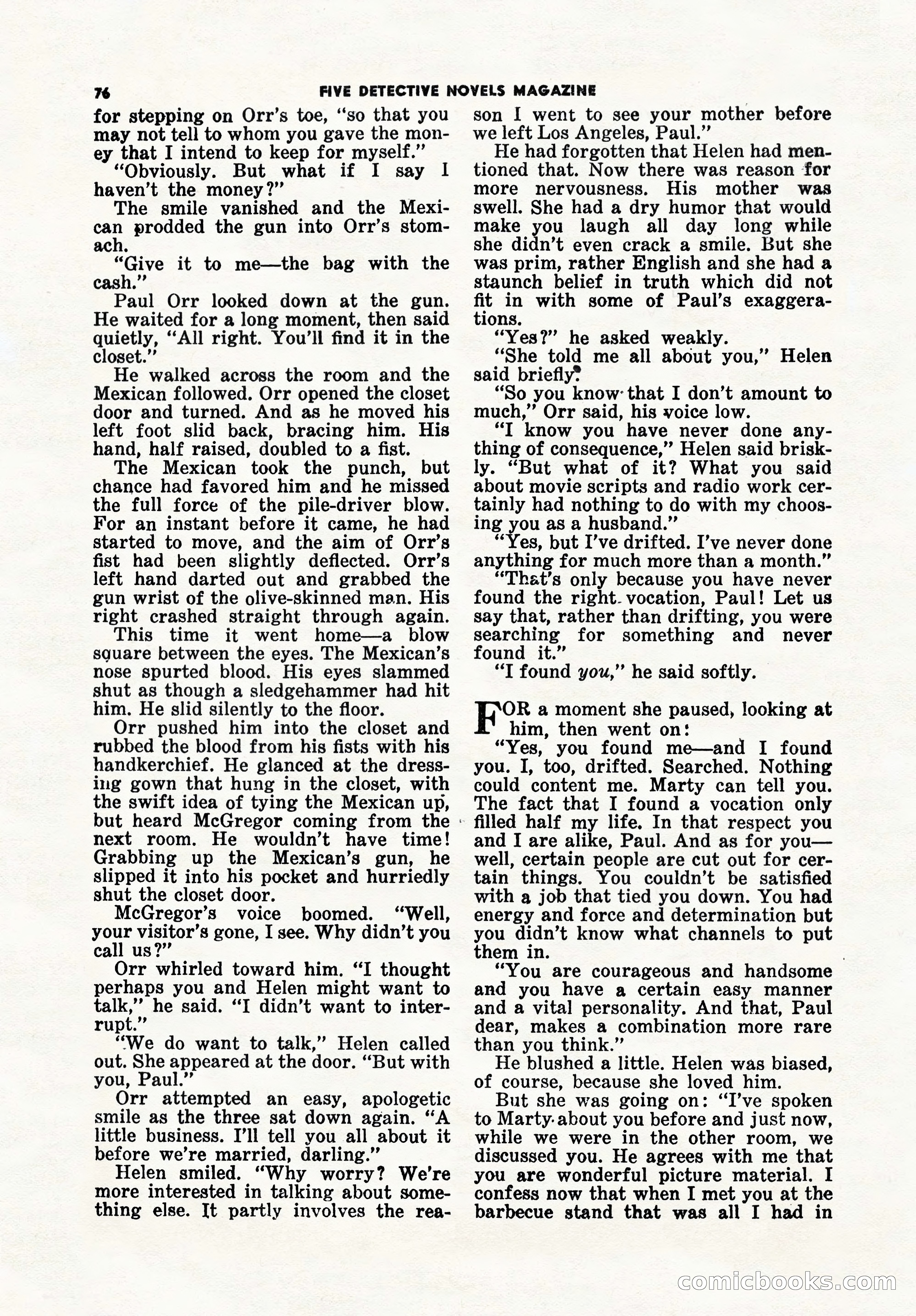 5 Detective Novels Magazine Cover — page 76 of 148