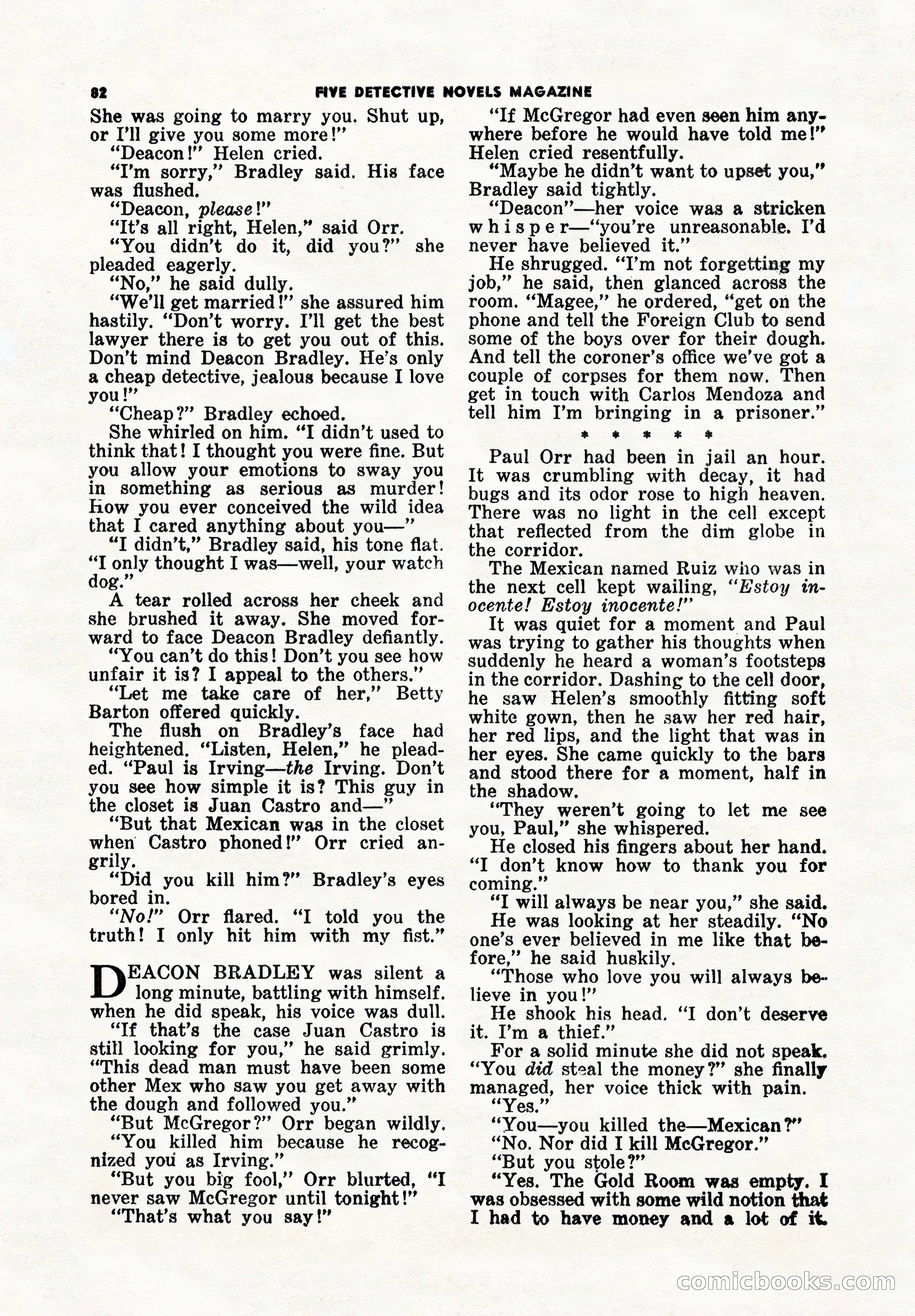 5 Detective Novels Magazine Cover — page 82 of 148