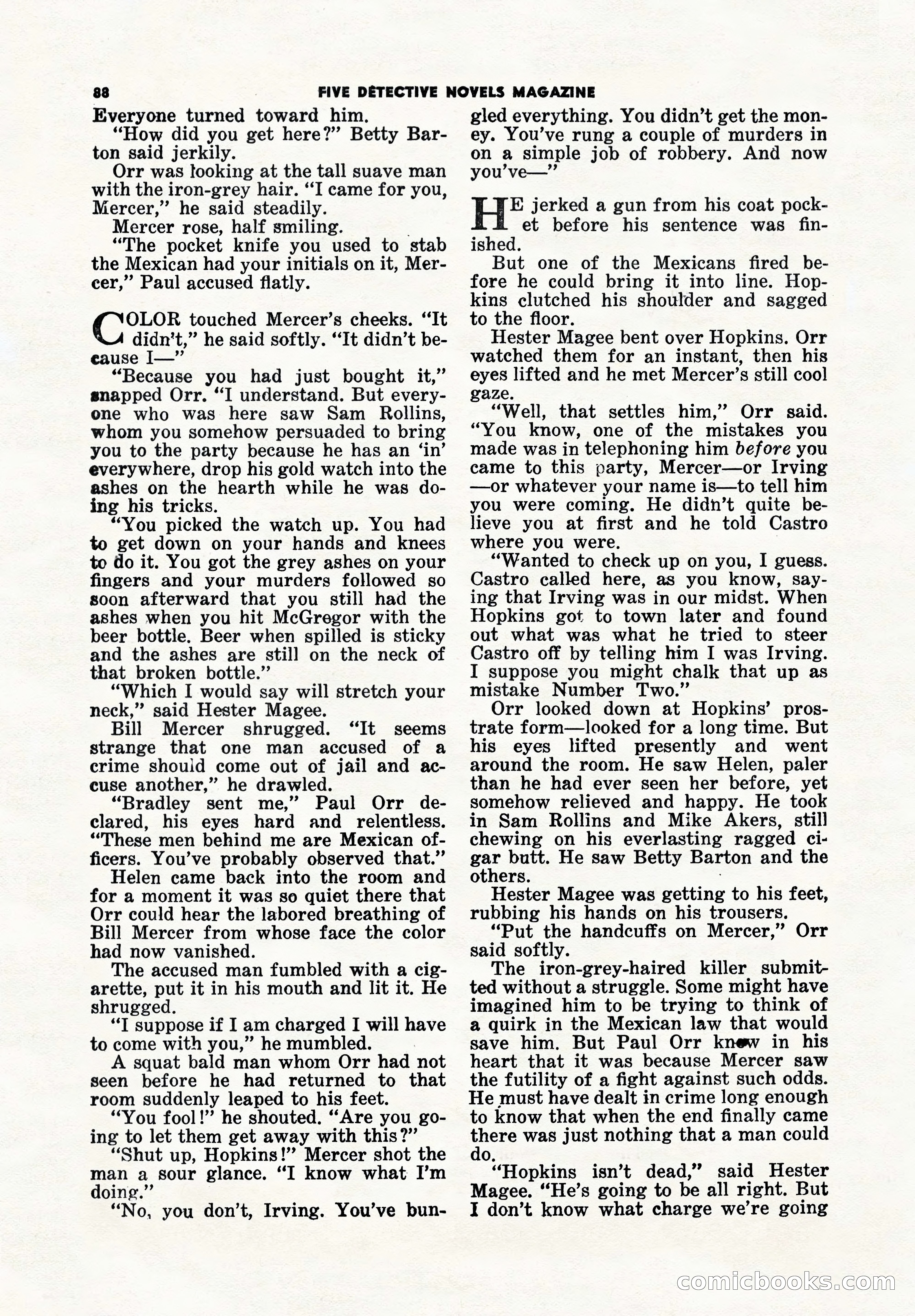 5 Detective Novels Magazine Cover — page 88 of 148