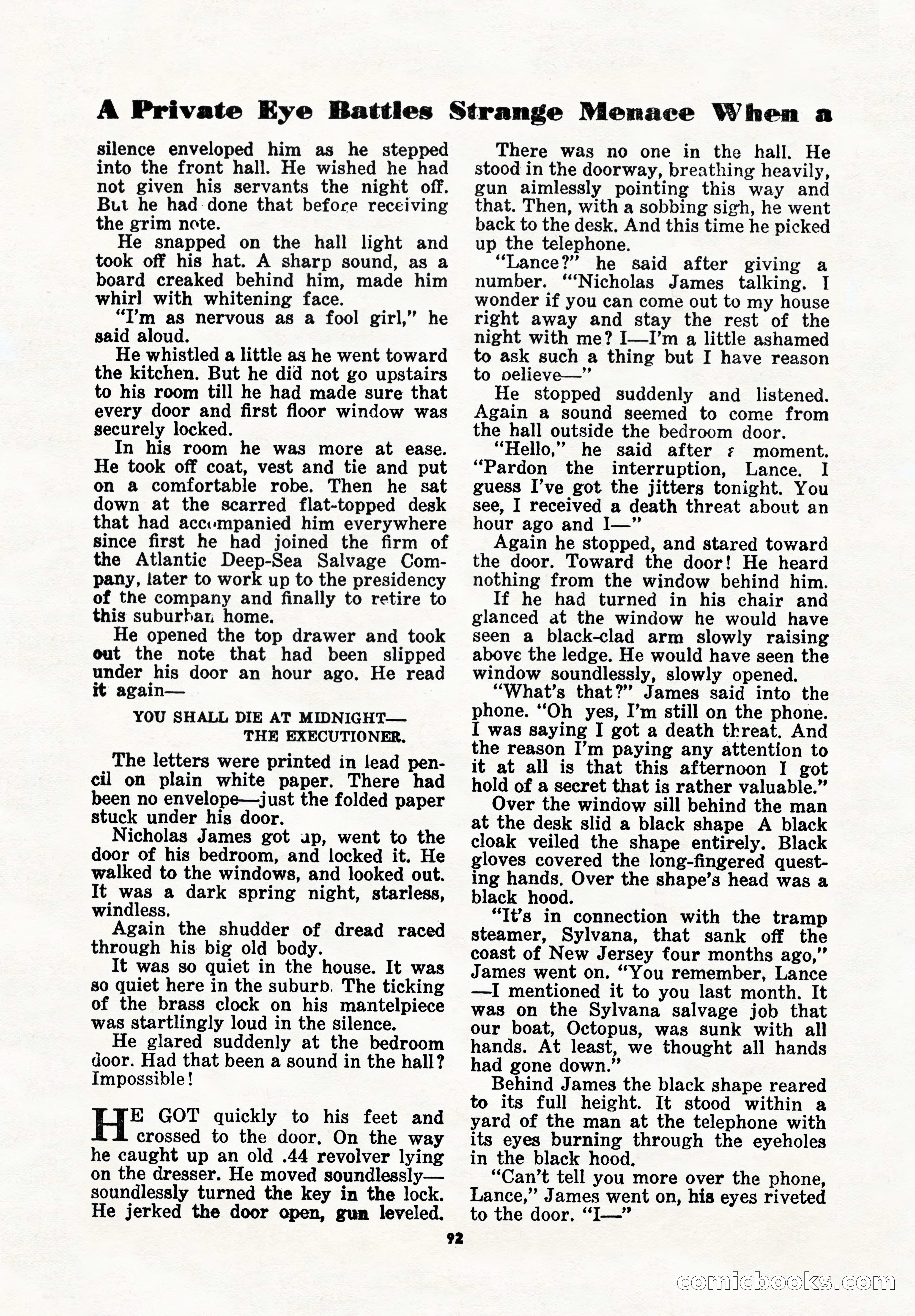5 Detective Novels Magazine Cover — page 92 of 148