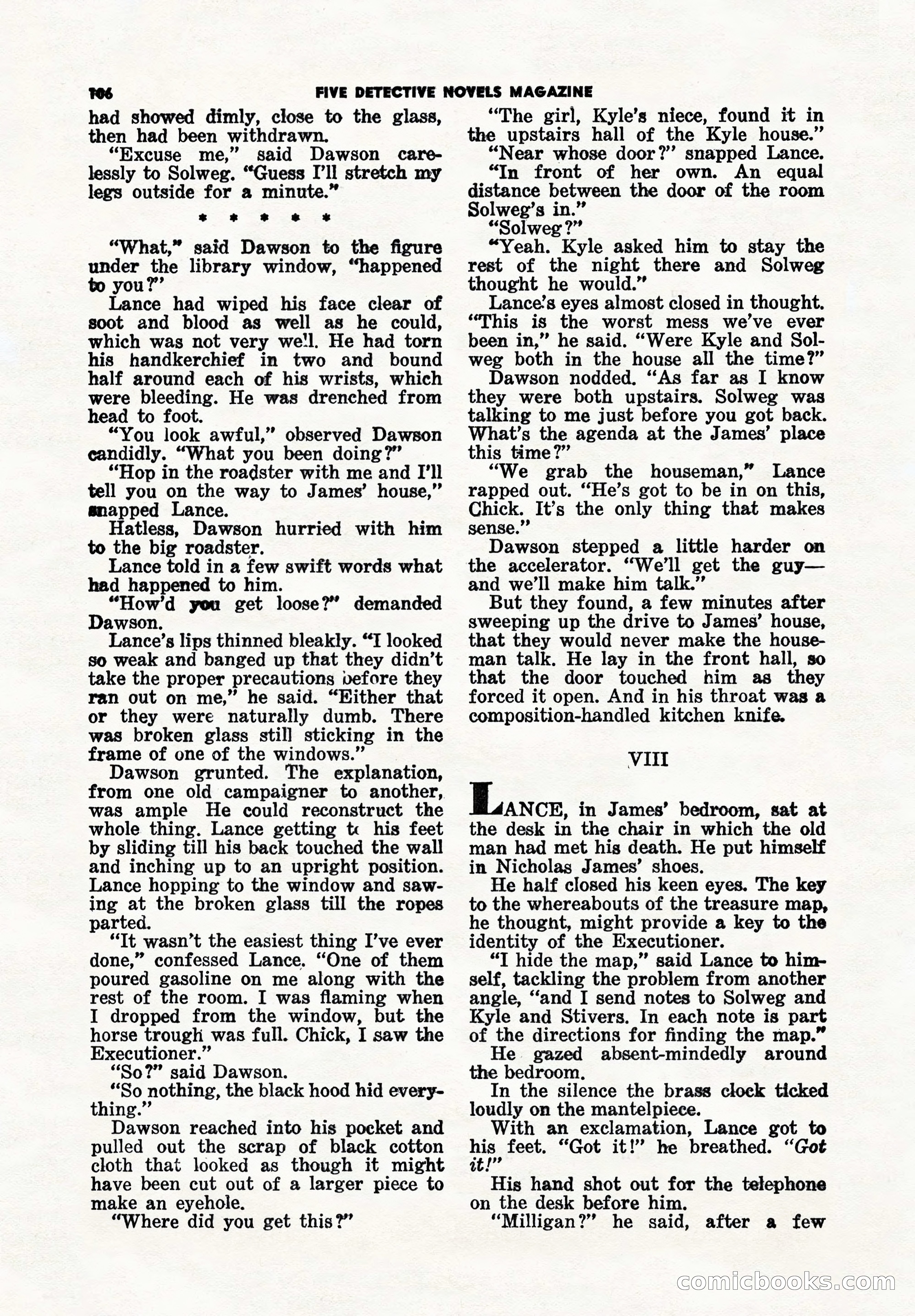 5 Detective Novels Magazine Cover — page 106 of 148