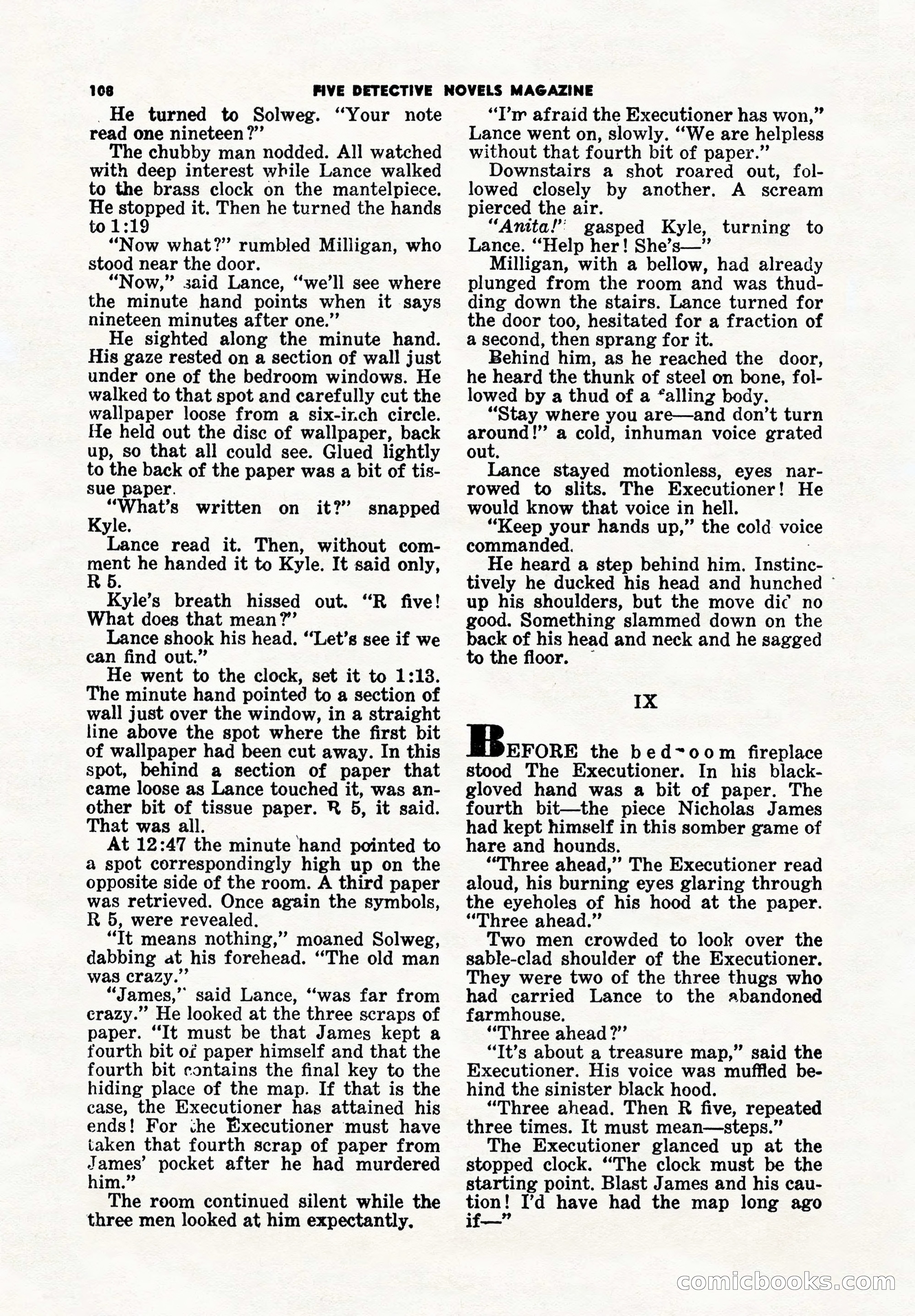5 Detective Novels Magazine Cover — page 108 of 148
