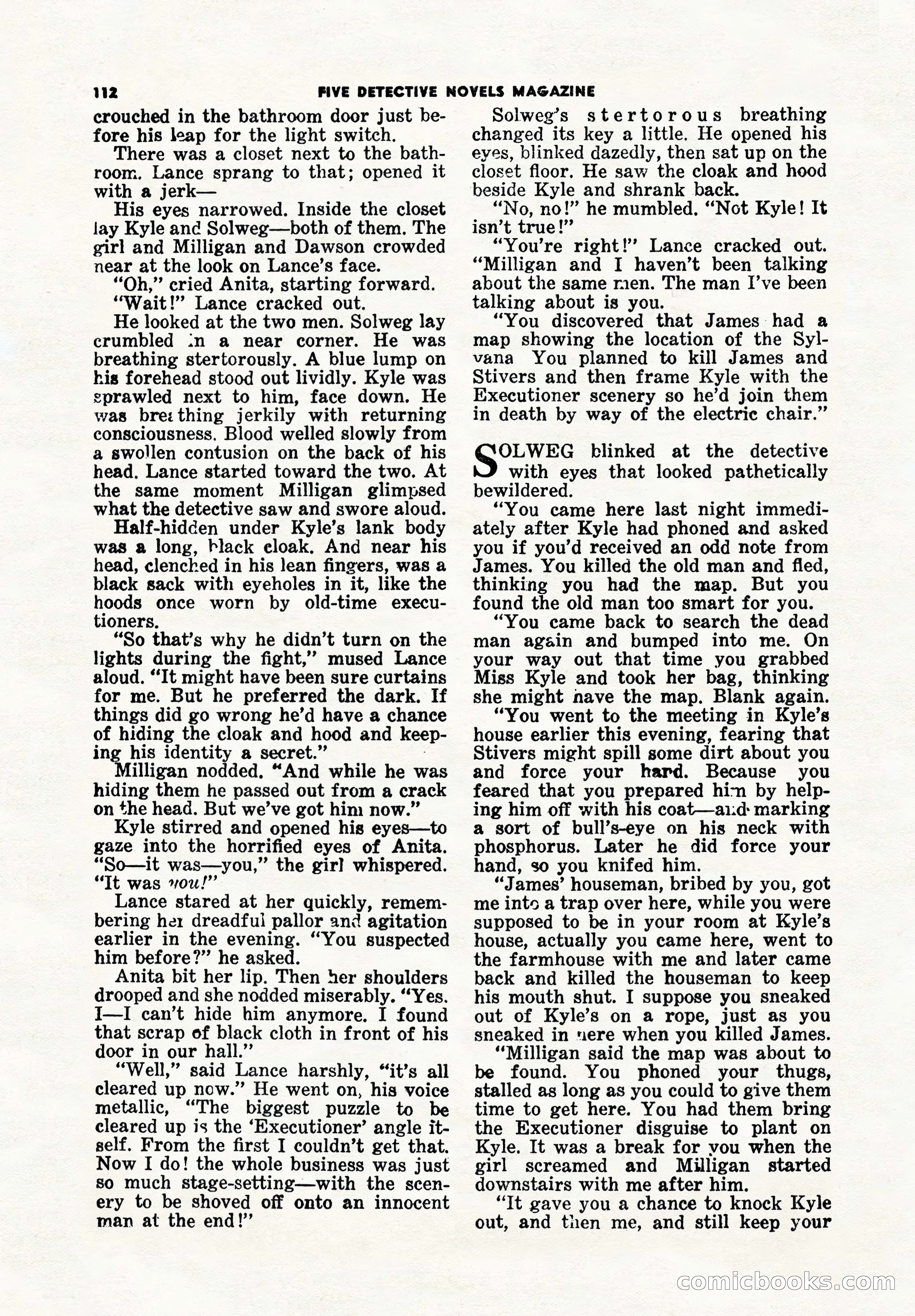 5 Detective Novels Magazine Cover — page 112 of 148