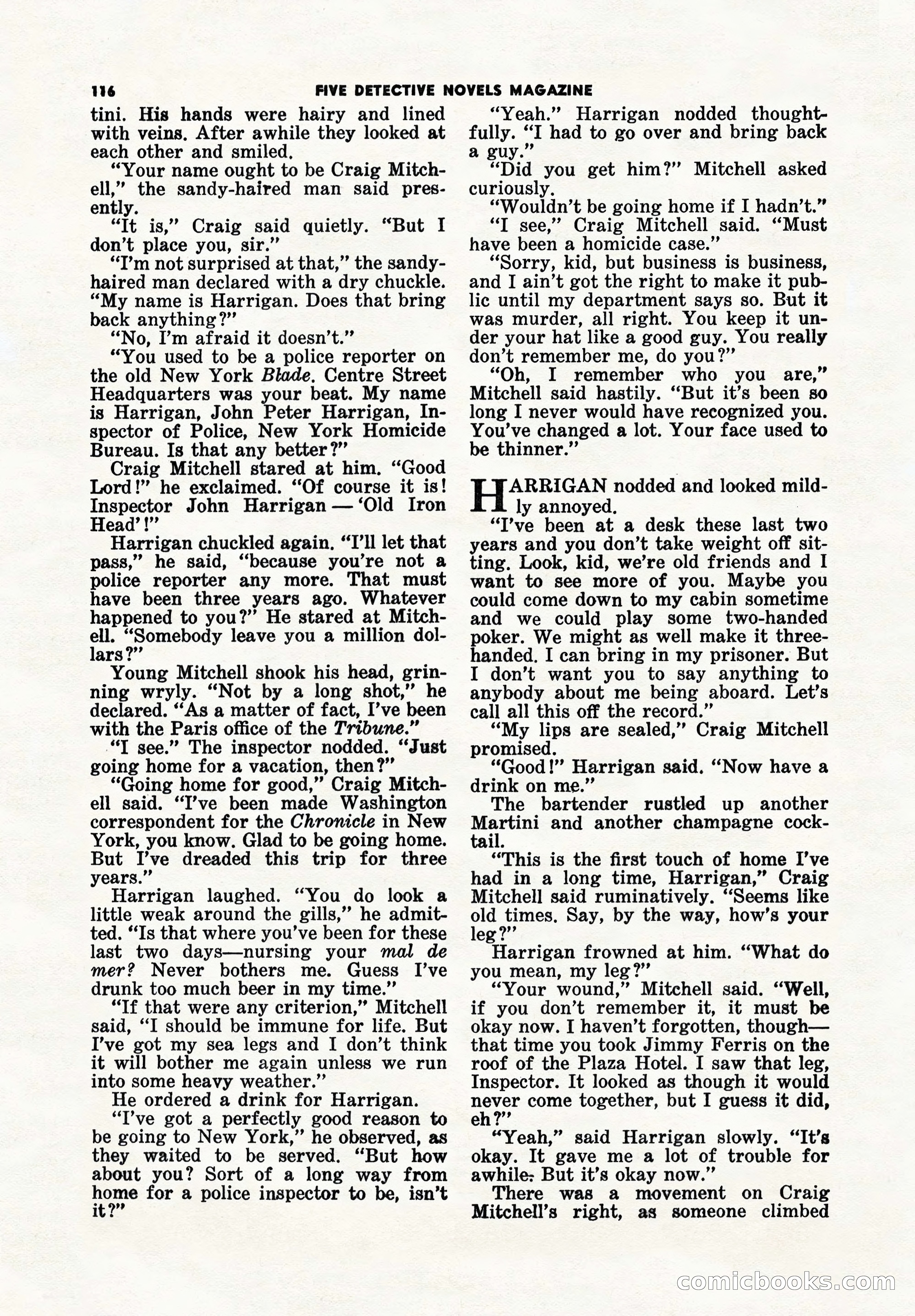 5 Detective Novels Magazine Cover — page 116 of 148