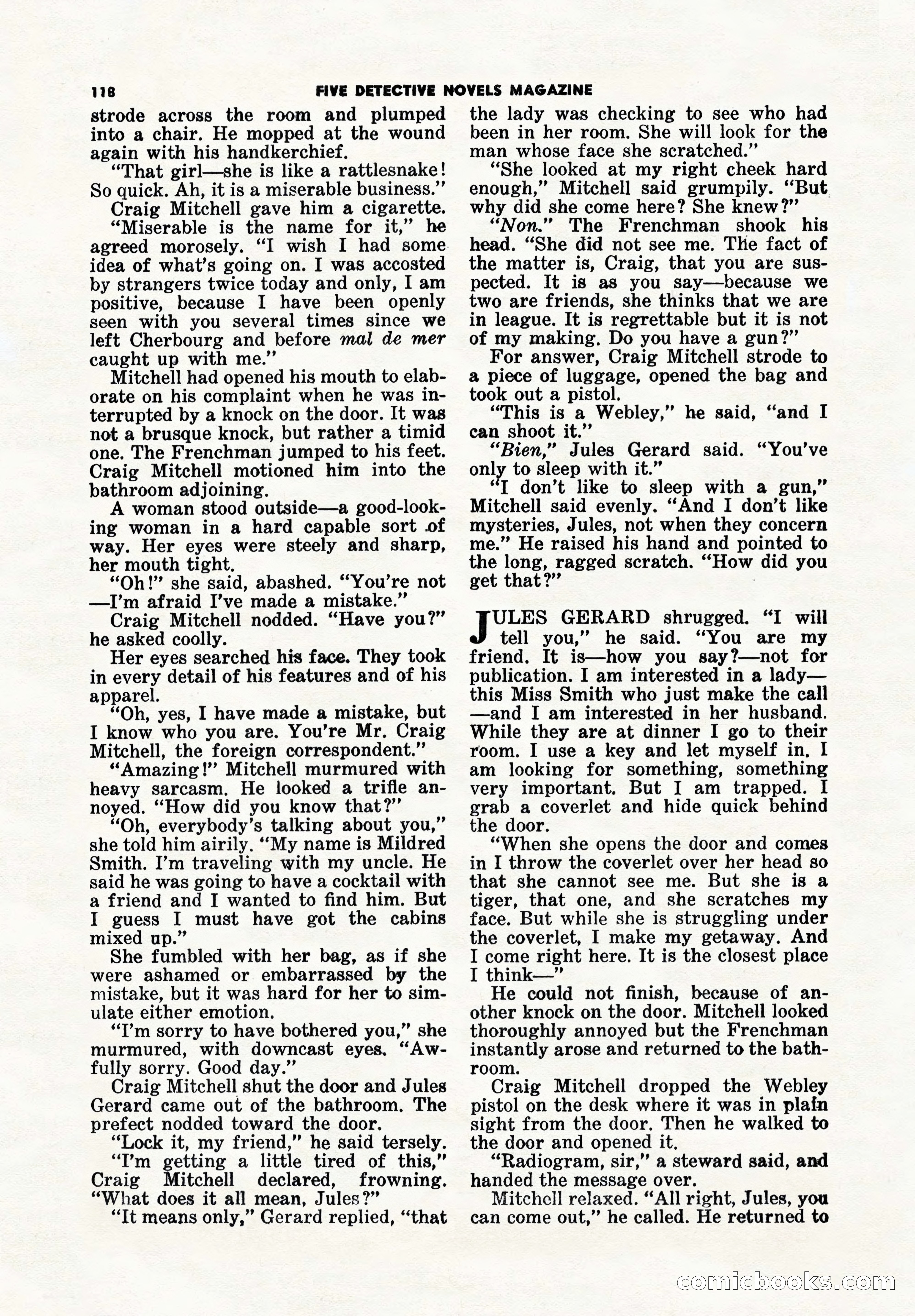 5 Detective Novels Magazine Cover — page 118 of 148