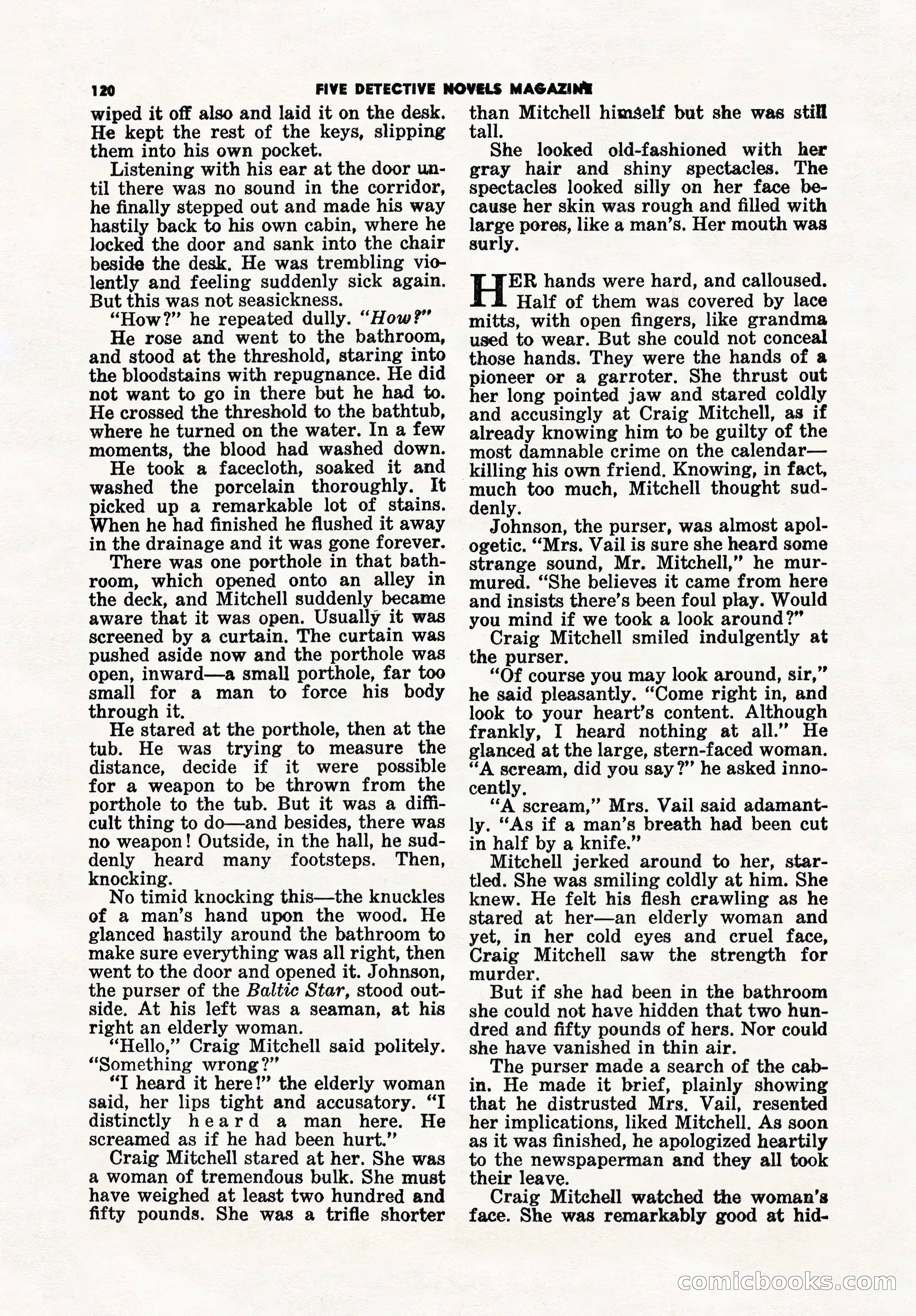 5 Detective Novels Magazine Cover — page 120 of 148