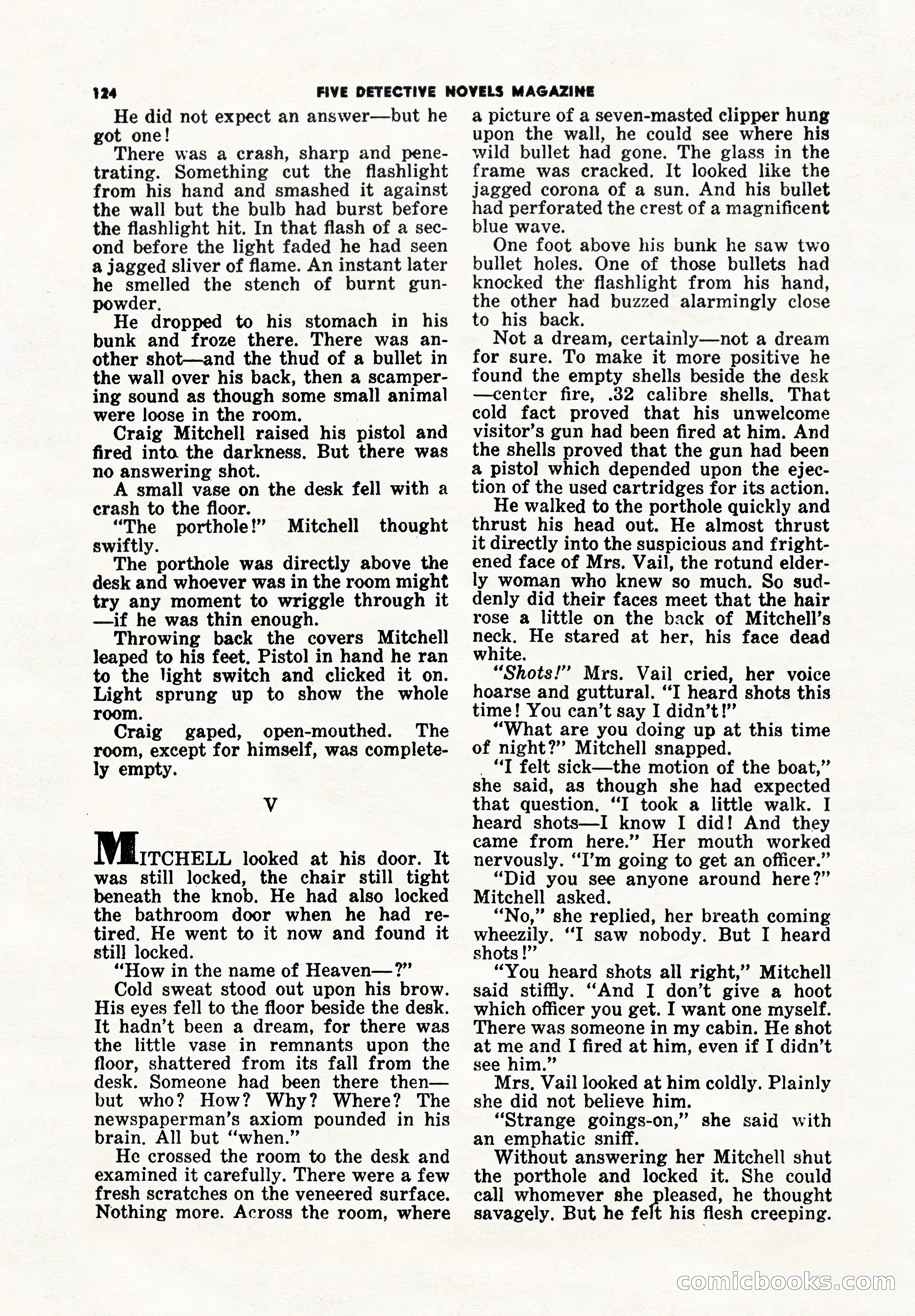 5 Detective Novels Magazine Cover — page 124 of 148