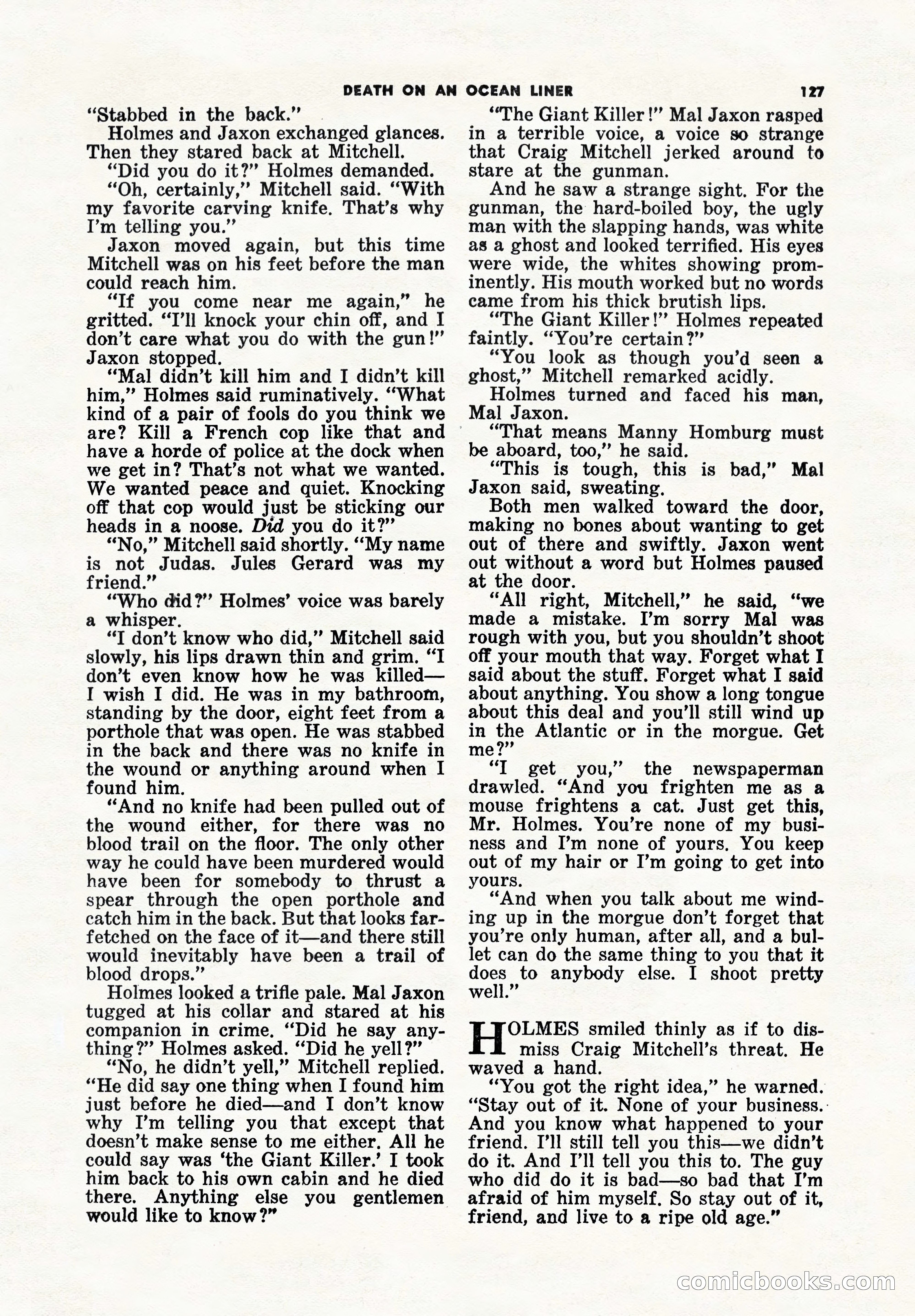 5 Detective Novels Magazine Cover — page 127 of 148