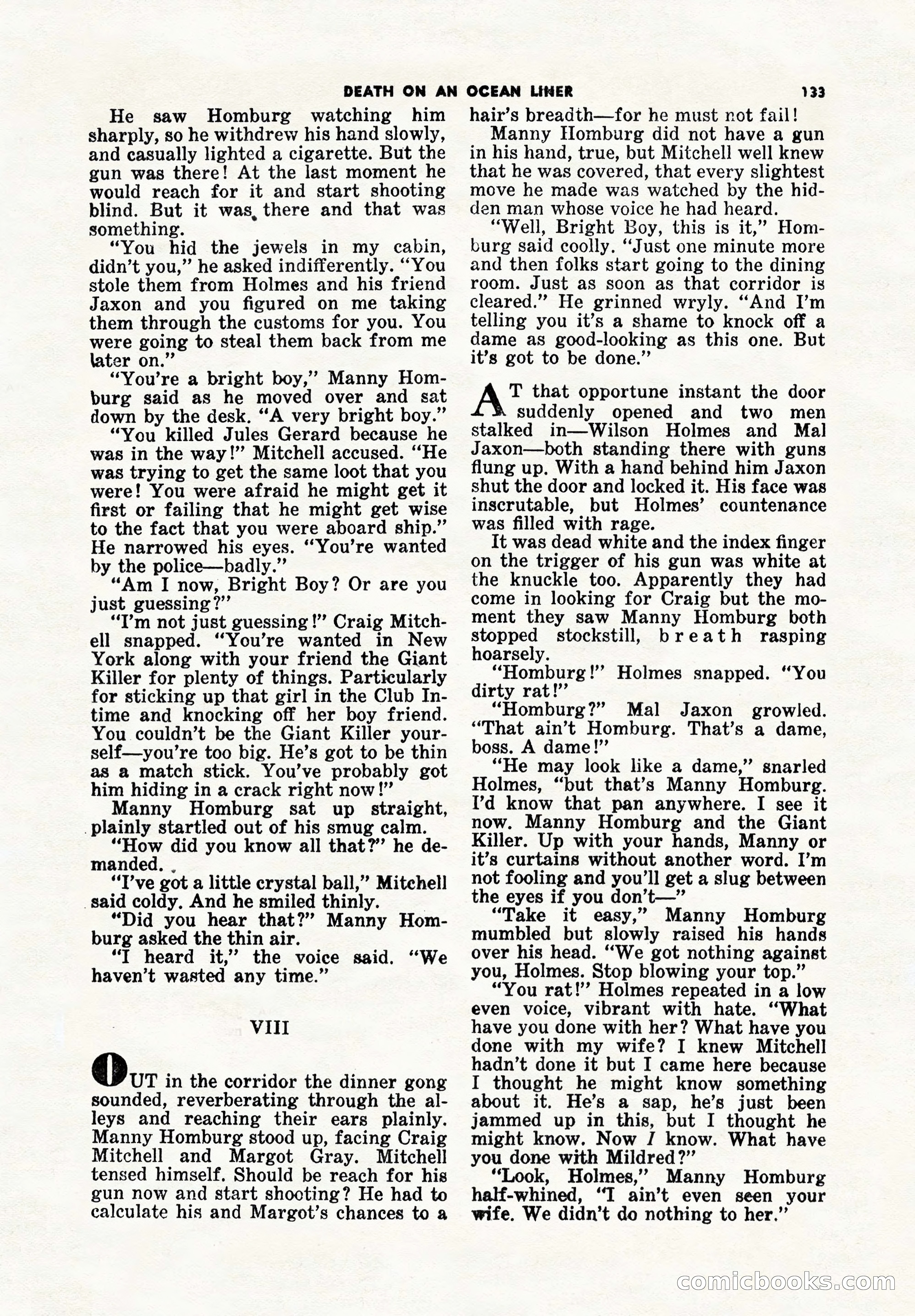 5 Detective Novels Magazine Cover — page 133 of 148