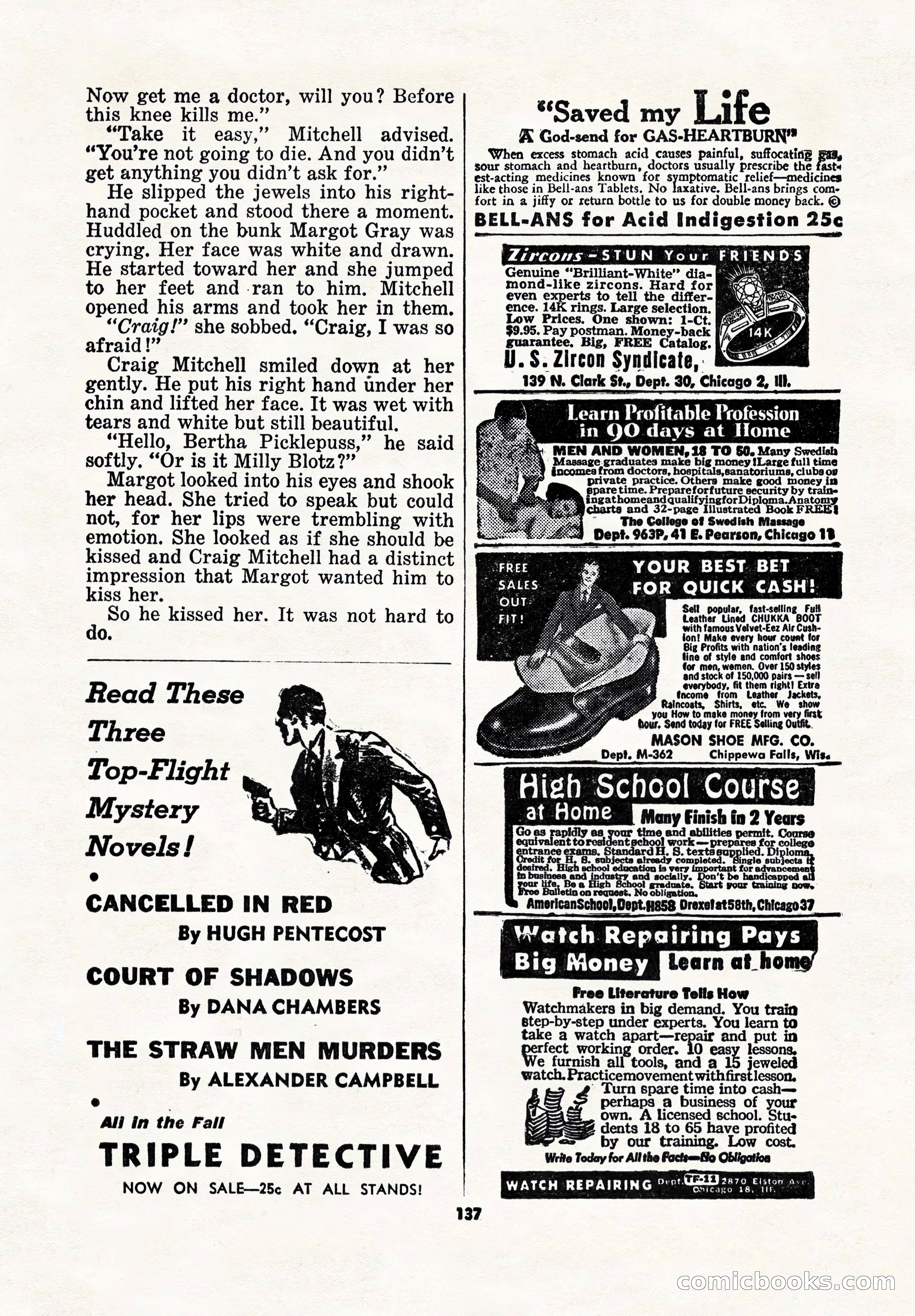 5 Detective Novels Magazine Cover — page 137 of 148