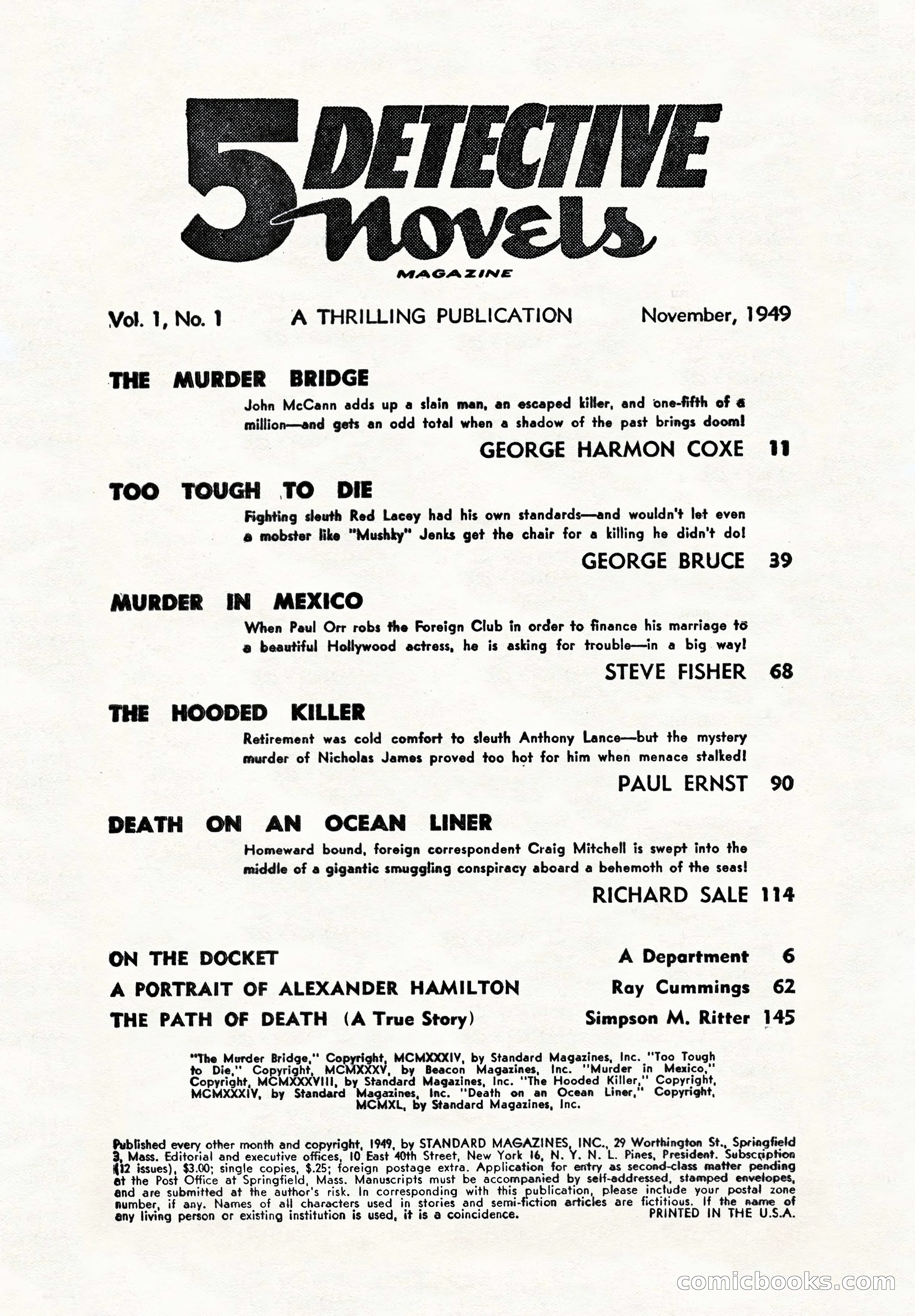 5 Detective Novels Magazine Cover — page 4 of 148