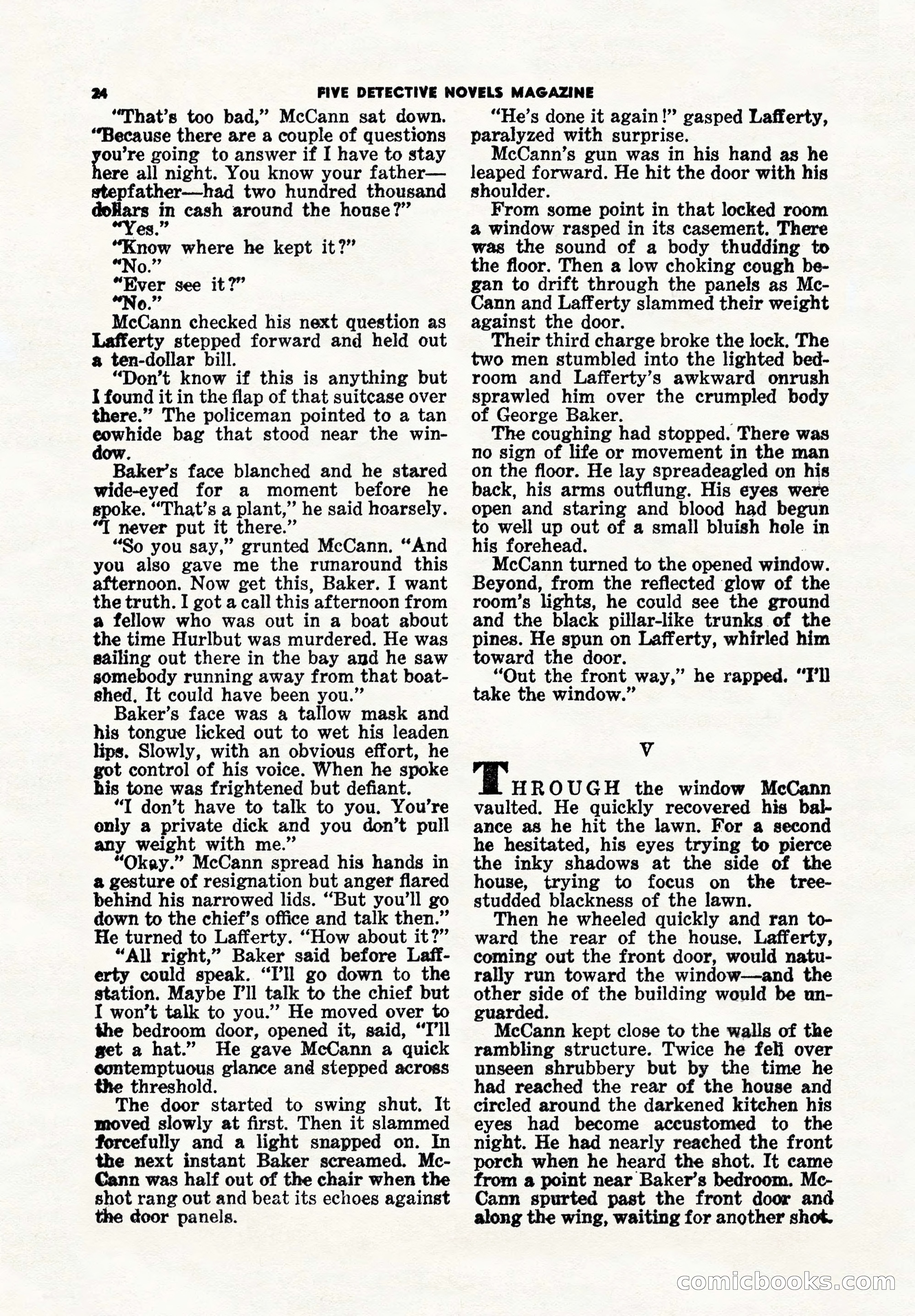 5 Detective Novels Magazine Cover — page 24 of 148