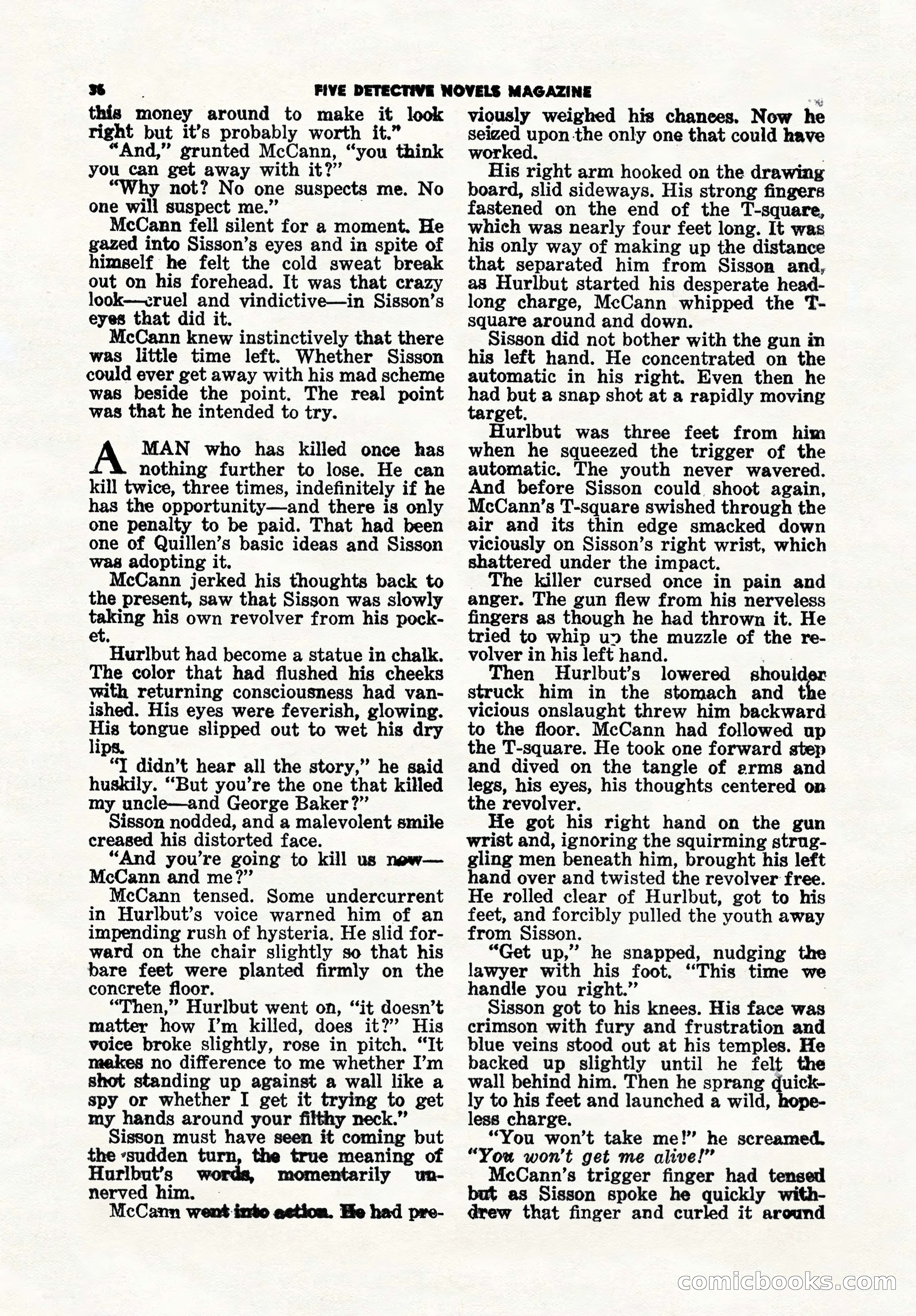 5 Detective Novels Magazine Cover — page 36 of 148