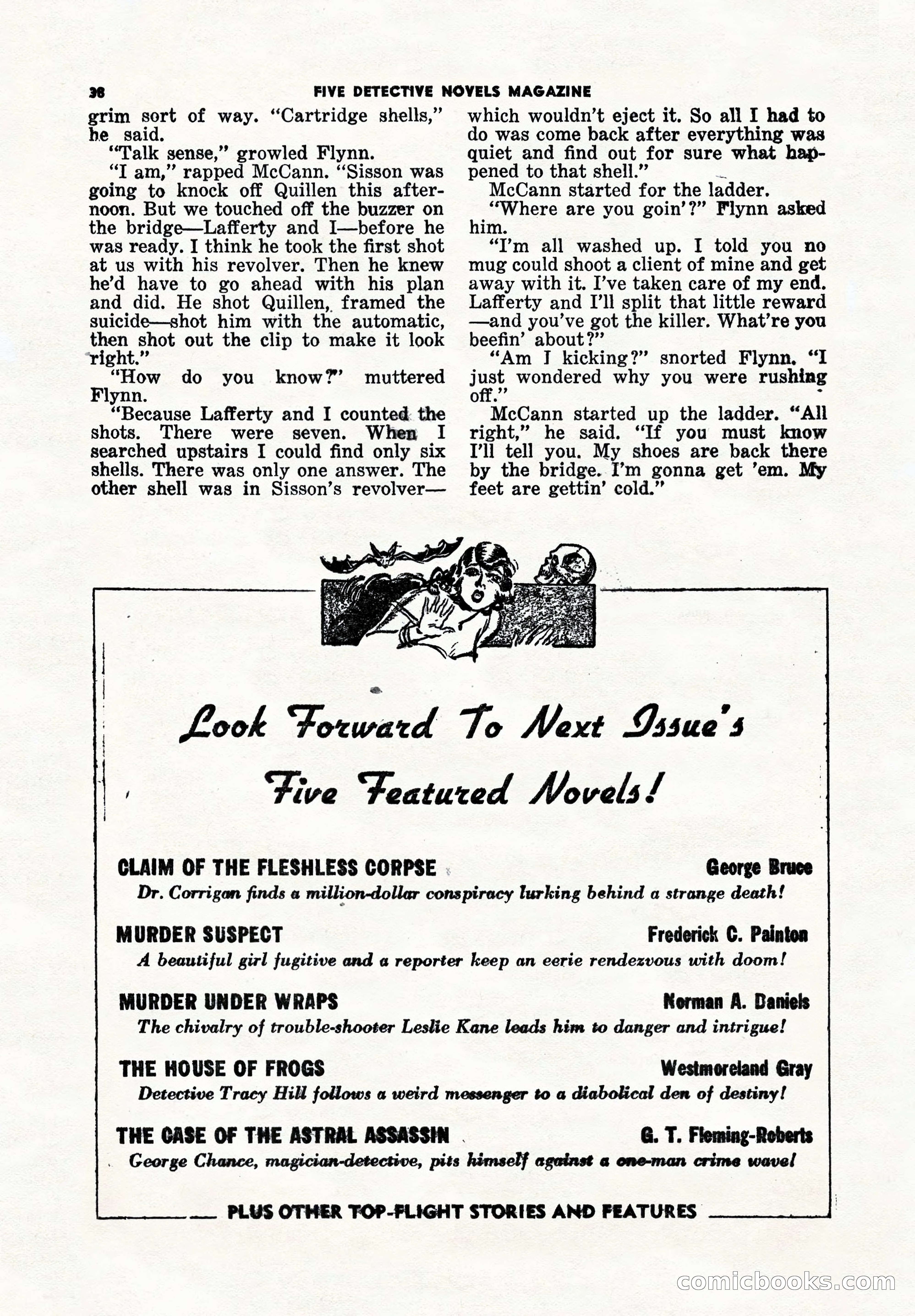 5 Detective Novels Magazine Cover — page 38 of 148