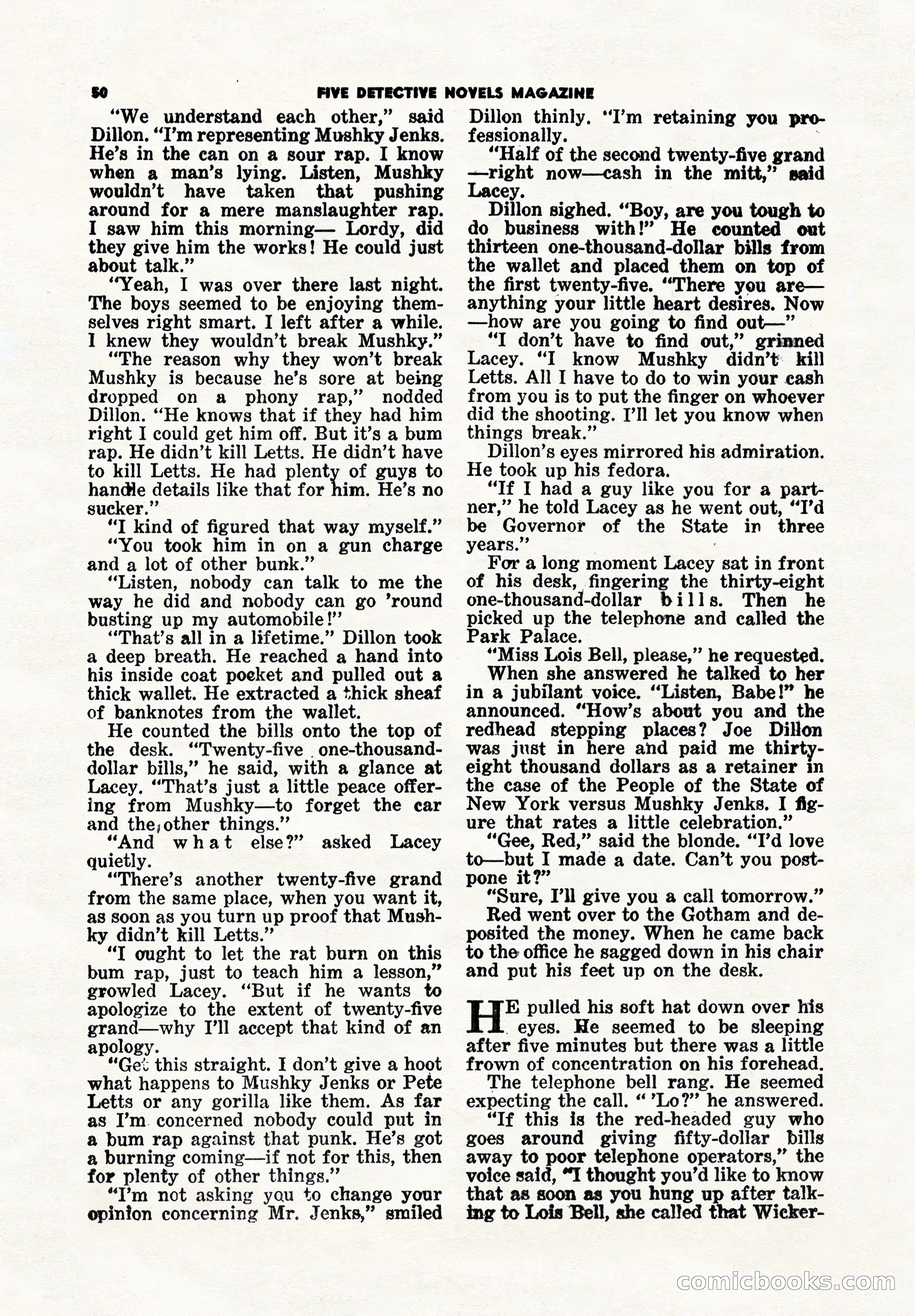5 Detective Novels Magazine Cover — page 50 of 148