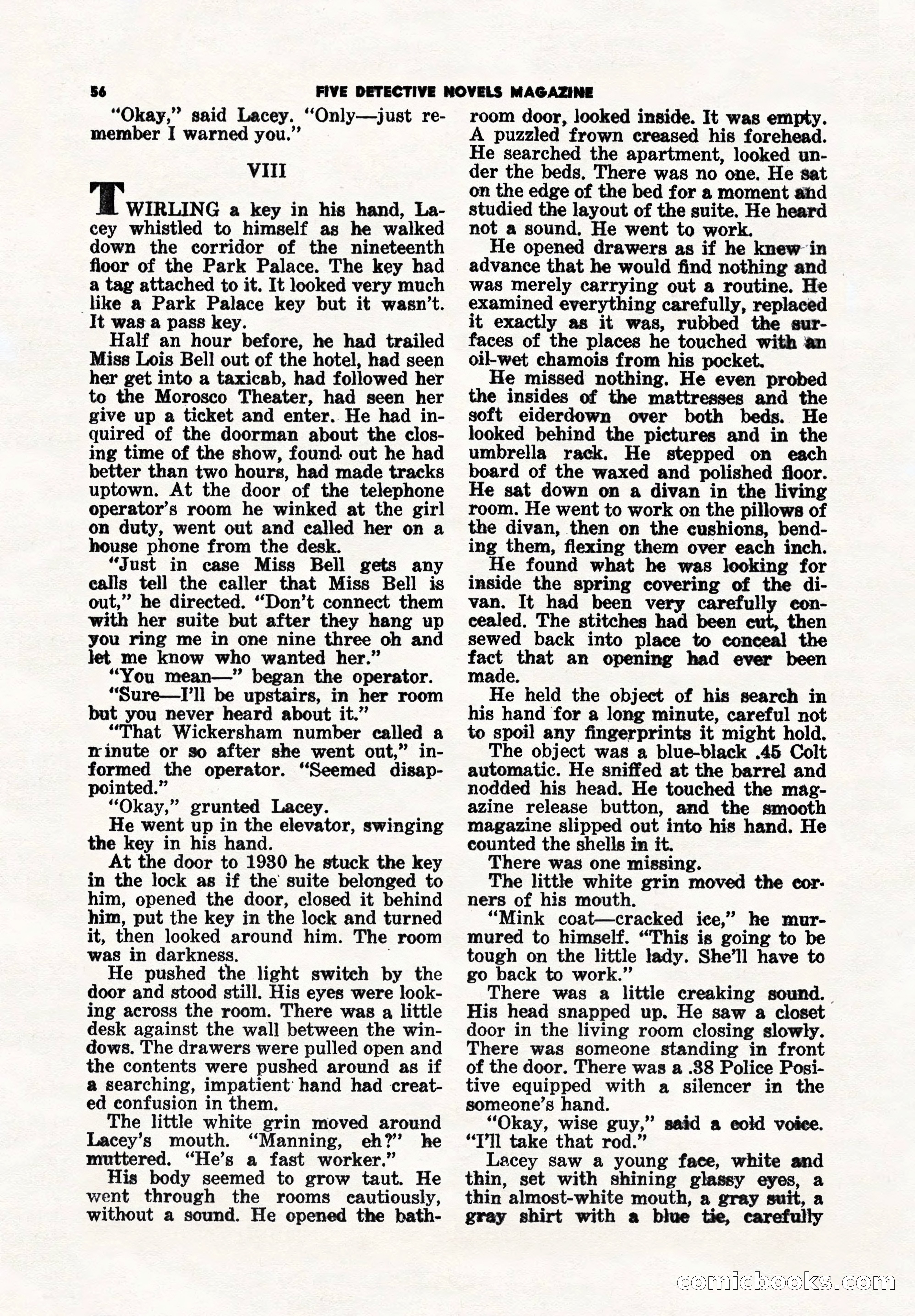 5 Detective Novels Magazine Cover — page 56 of 148
