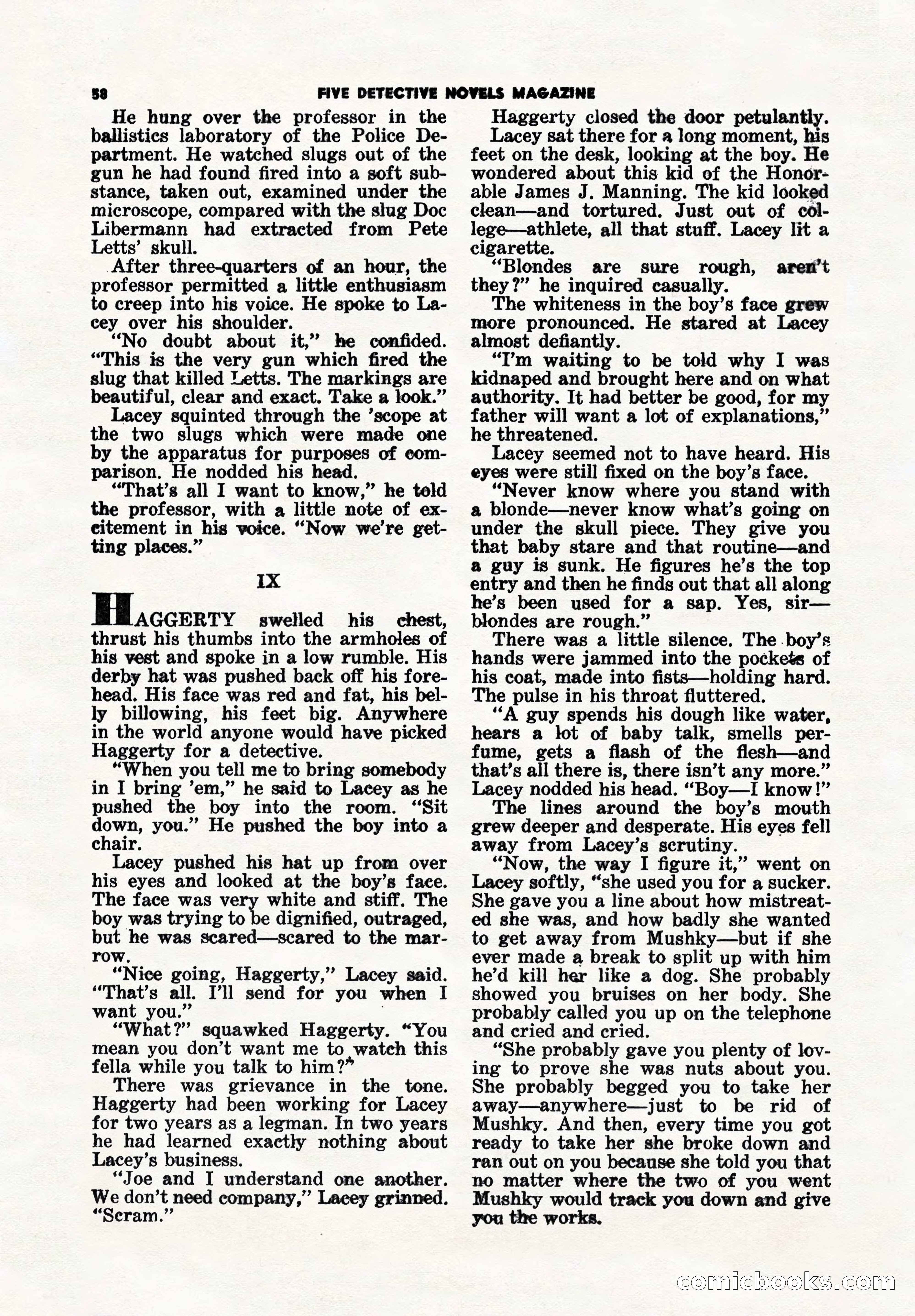 5 Detective Novels Magazine Cover — page 58 of 148