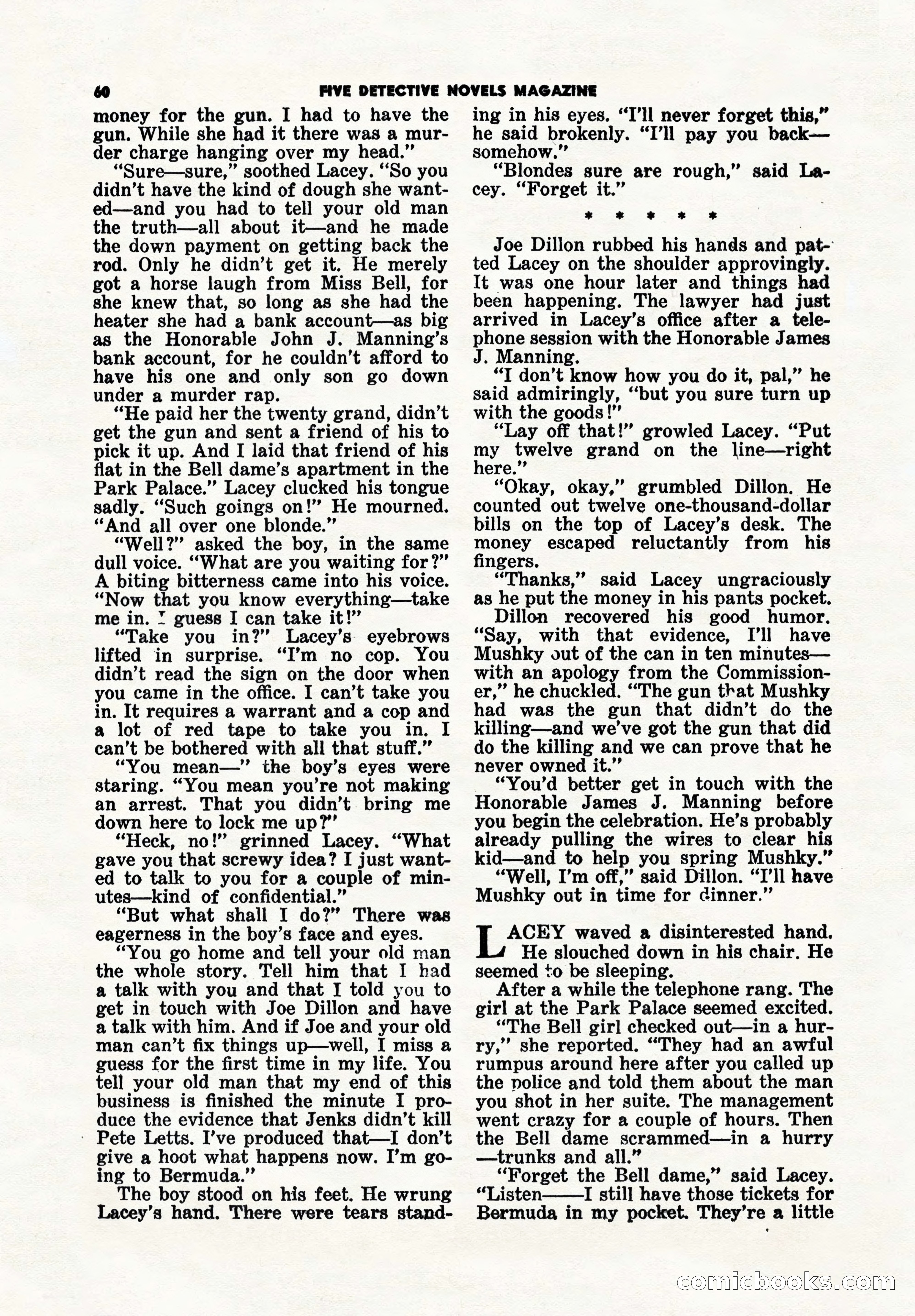 5 Detective Novels Magazine Cover — page 60 of 148