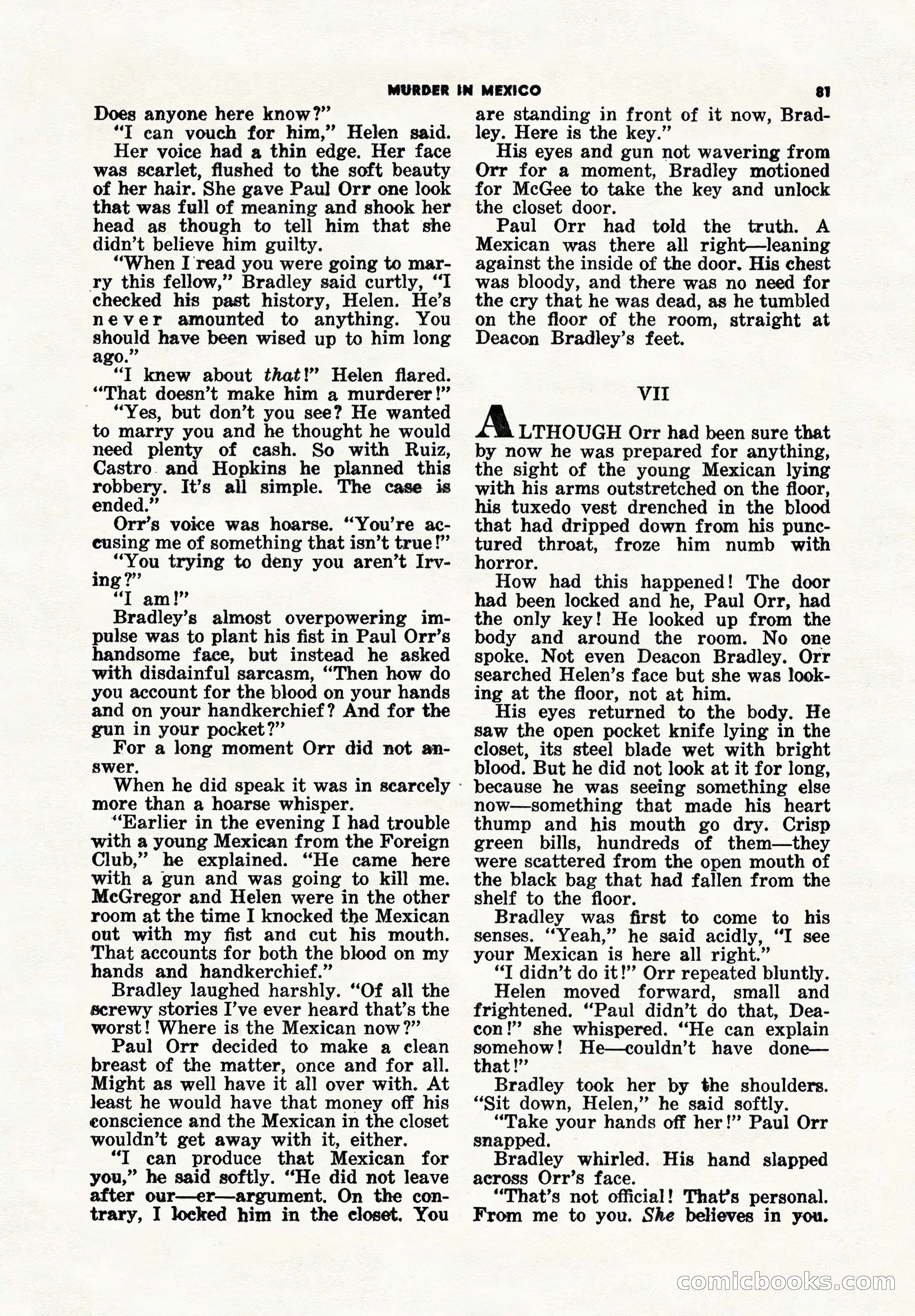 5 Detective Novels Magazine Cover — page 81 of 148