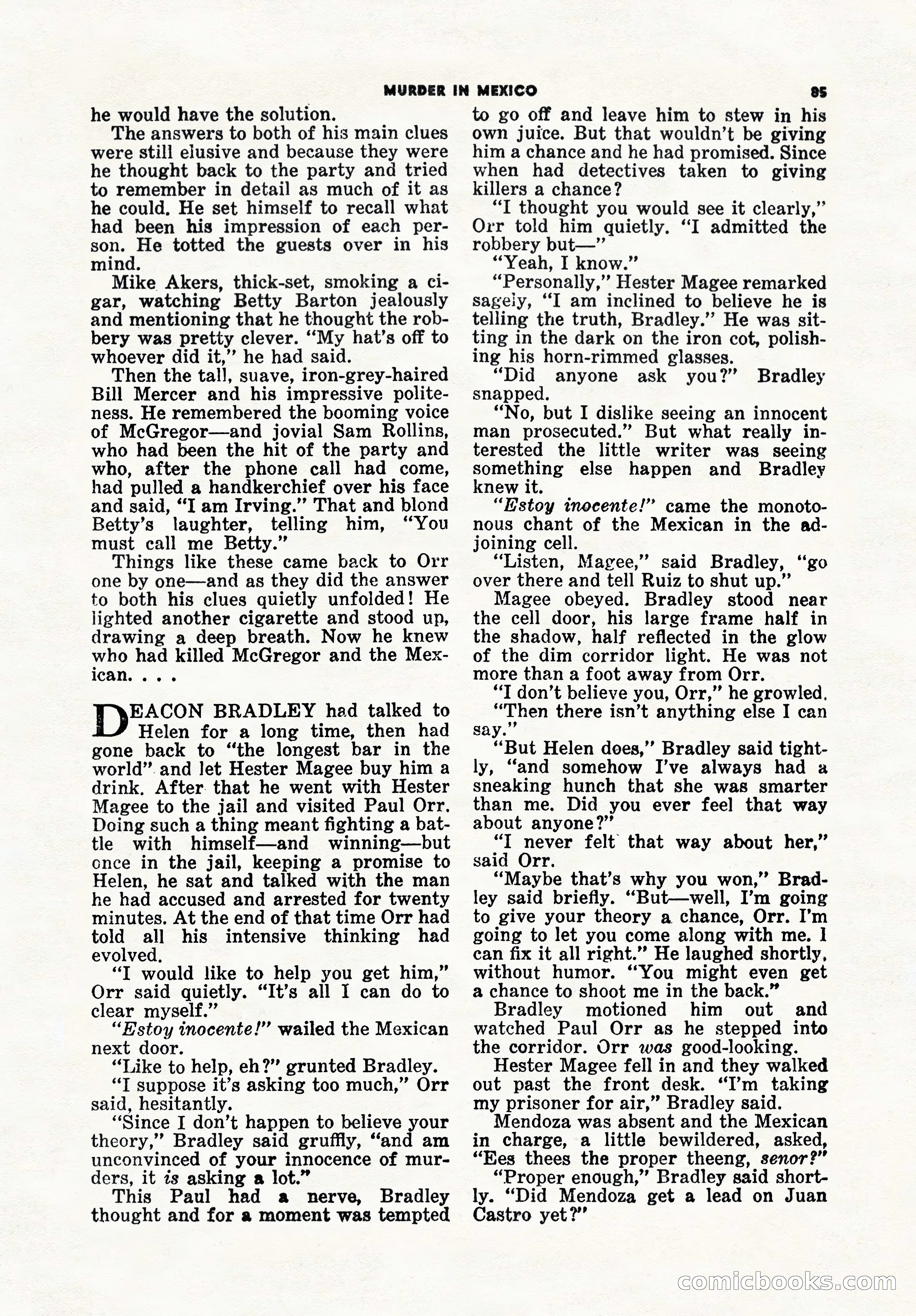 5 Detective Novels Magazine Cover — page 85 of 148