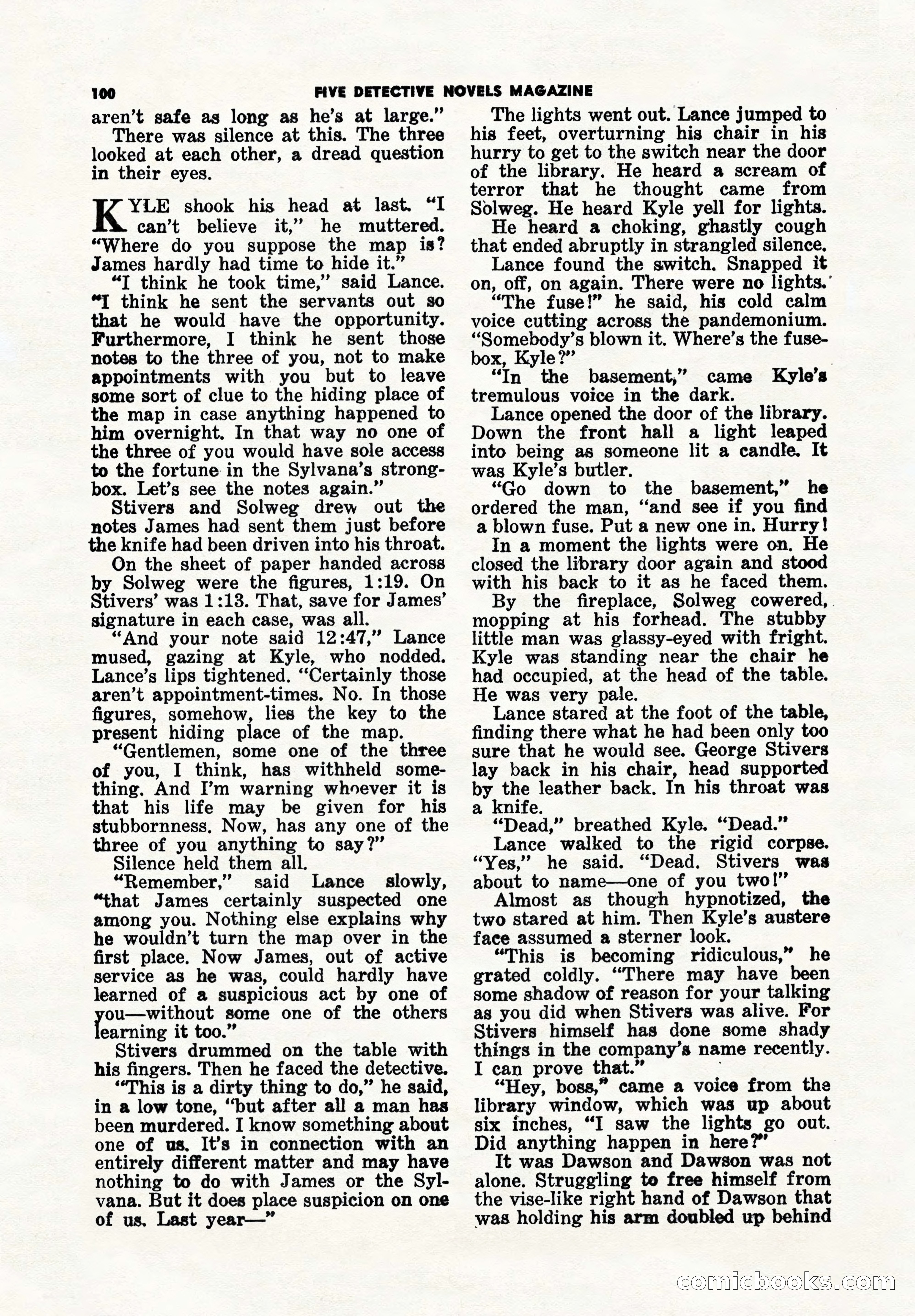 5 Detective Novels Magazine Cover — page 100 of 148