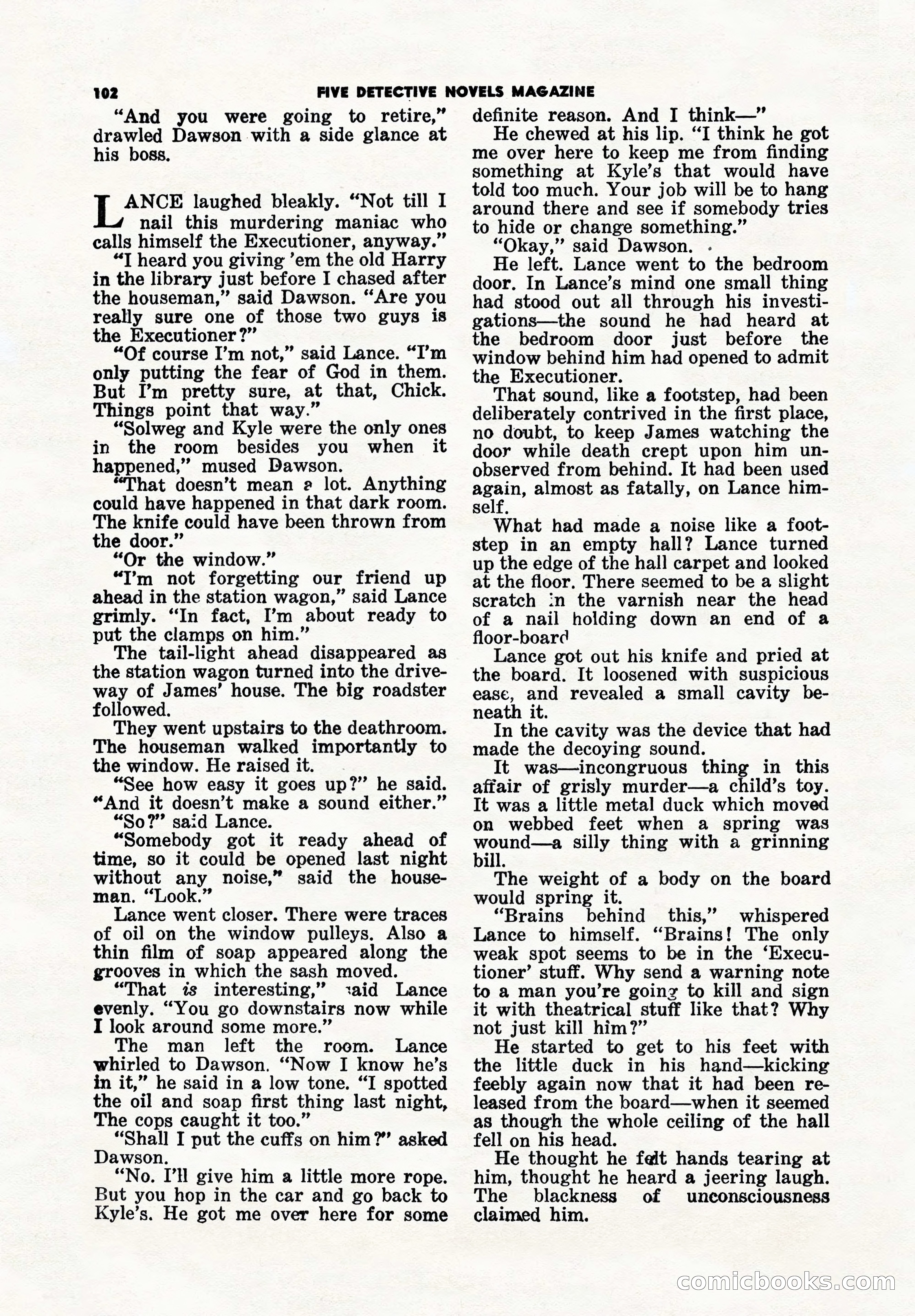 5 Detective Novels Magazine Cover — page 102 of 148