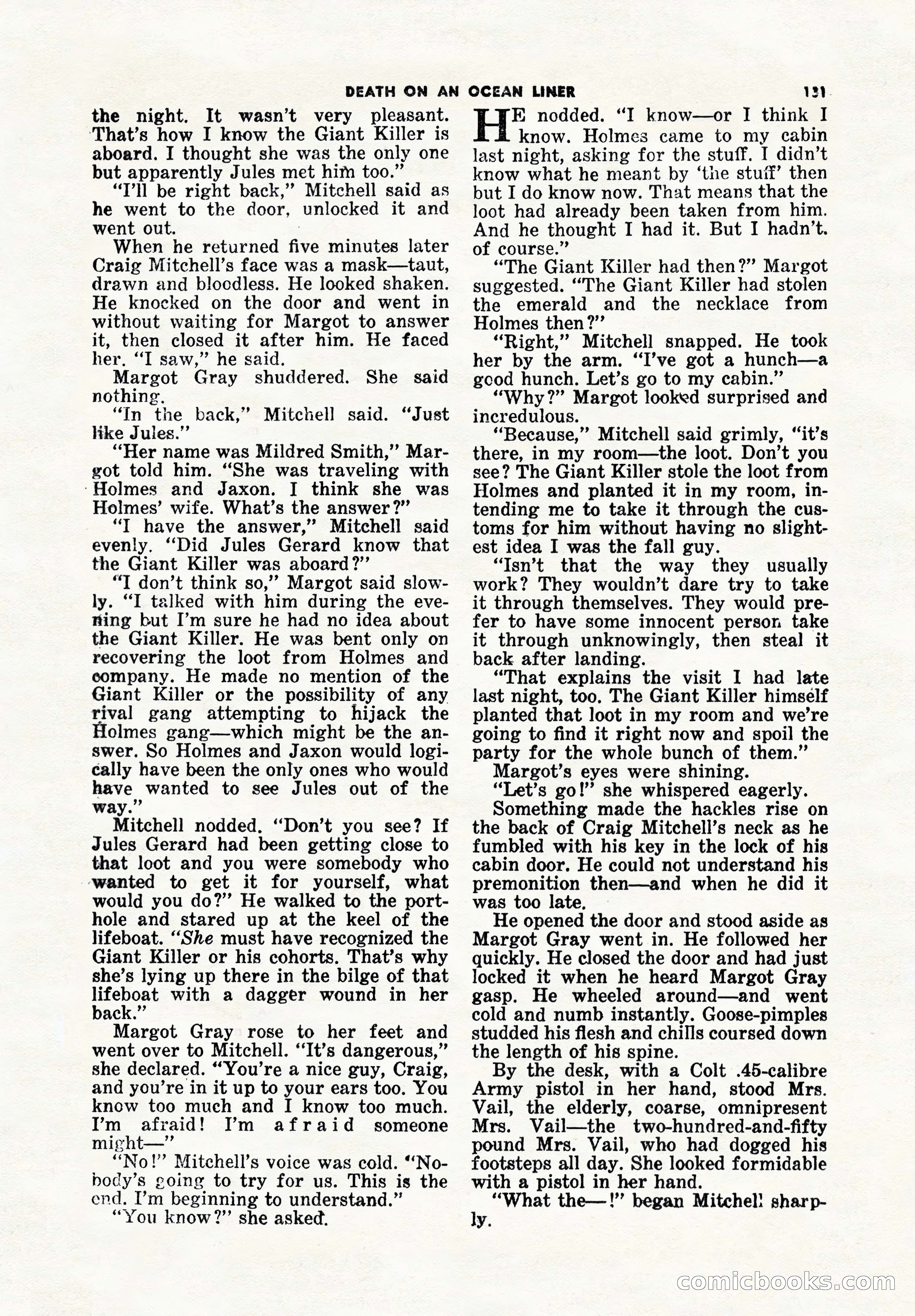 5 Detective Novels Magazine Cover — page 131 of 148