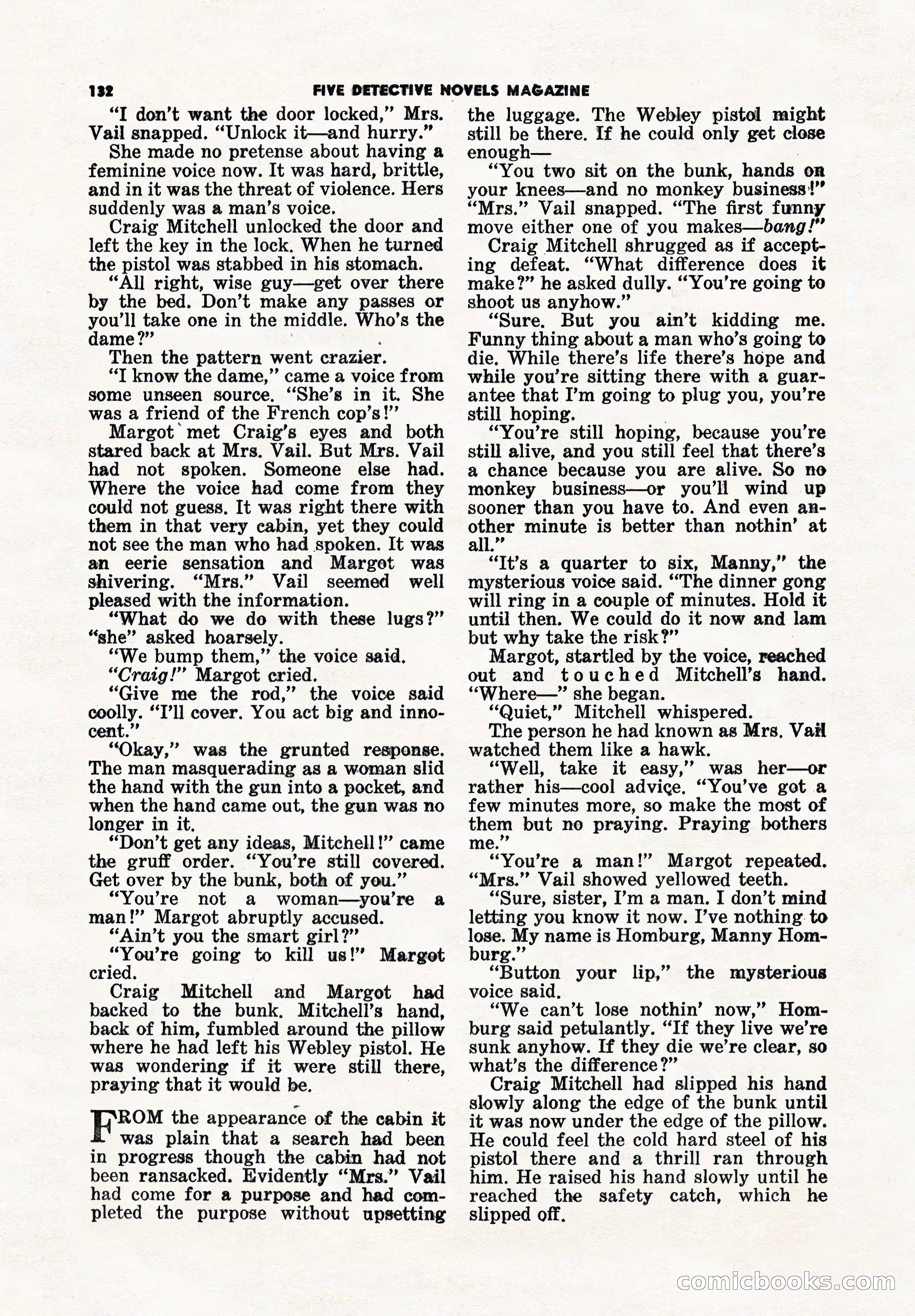 5 Detective Novels Magazine Cover — page 132 of 148