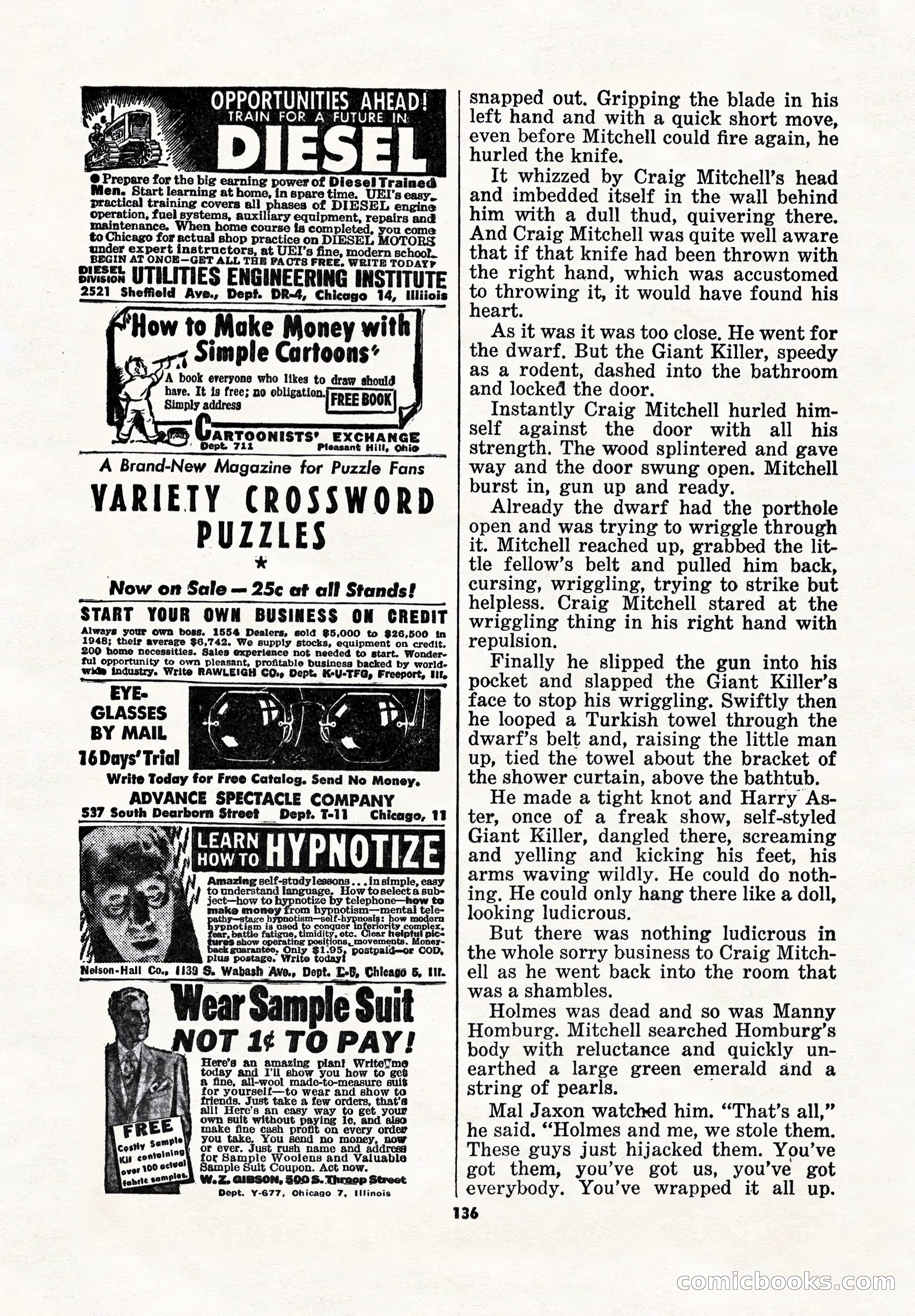 5 Detective Novels Magazine Cover — page 136 of 148