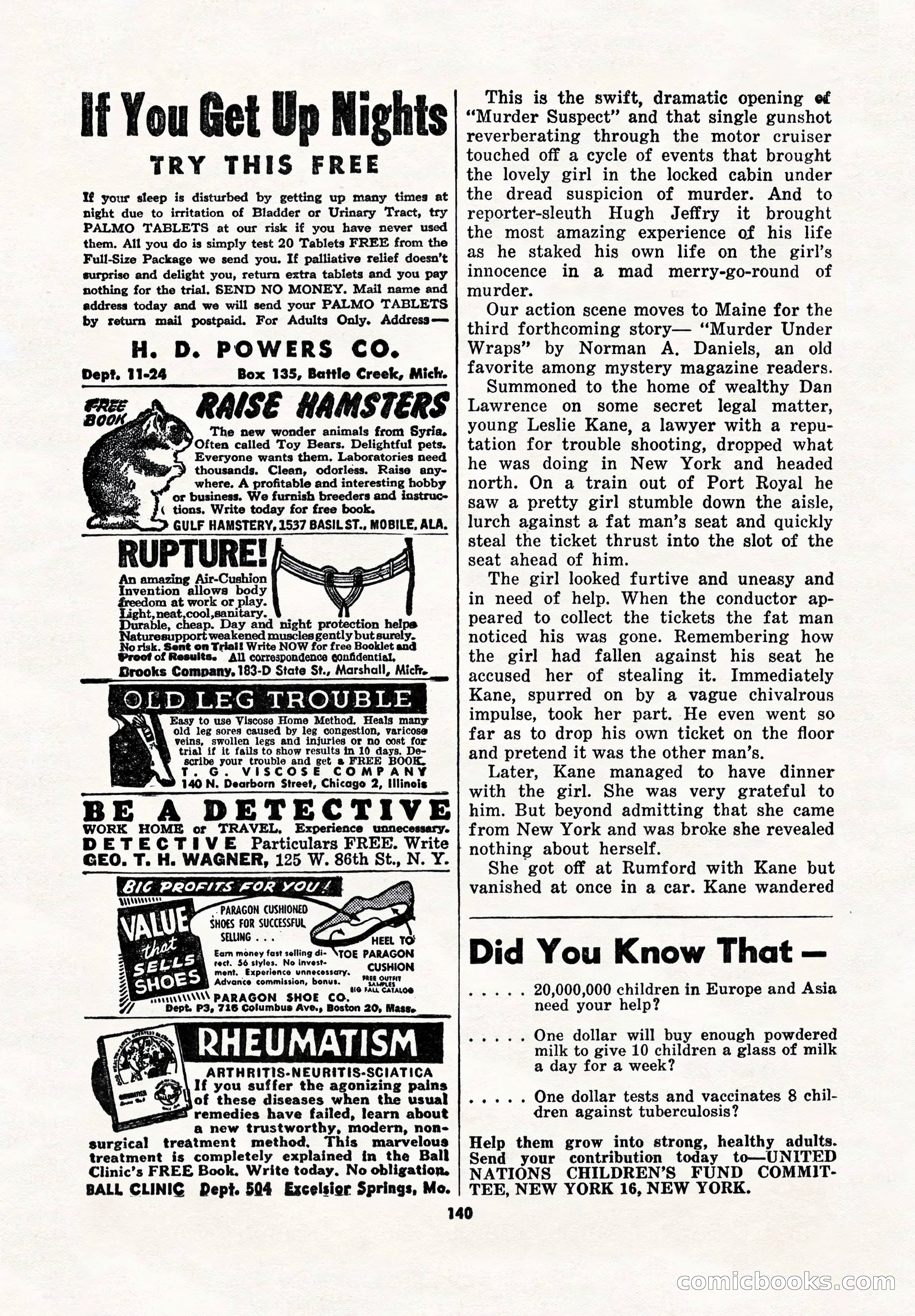 5 Detective Novels Magazine Cover — page 140 of 148