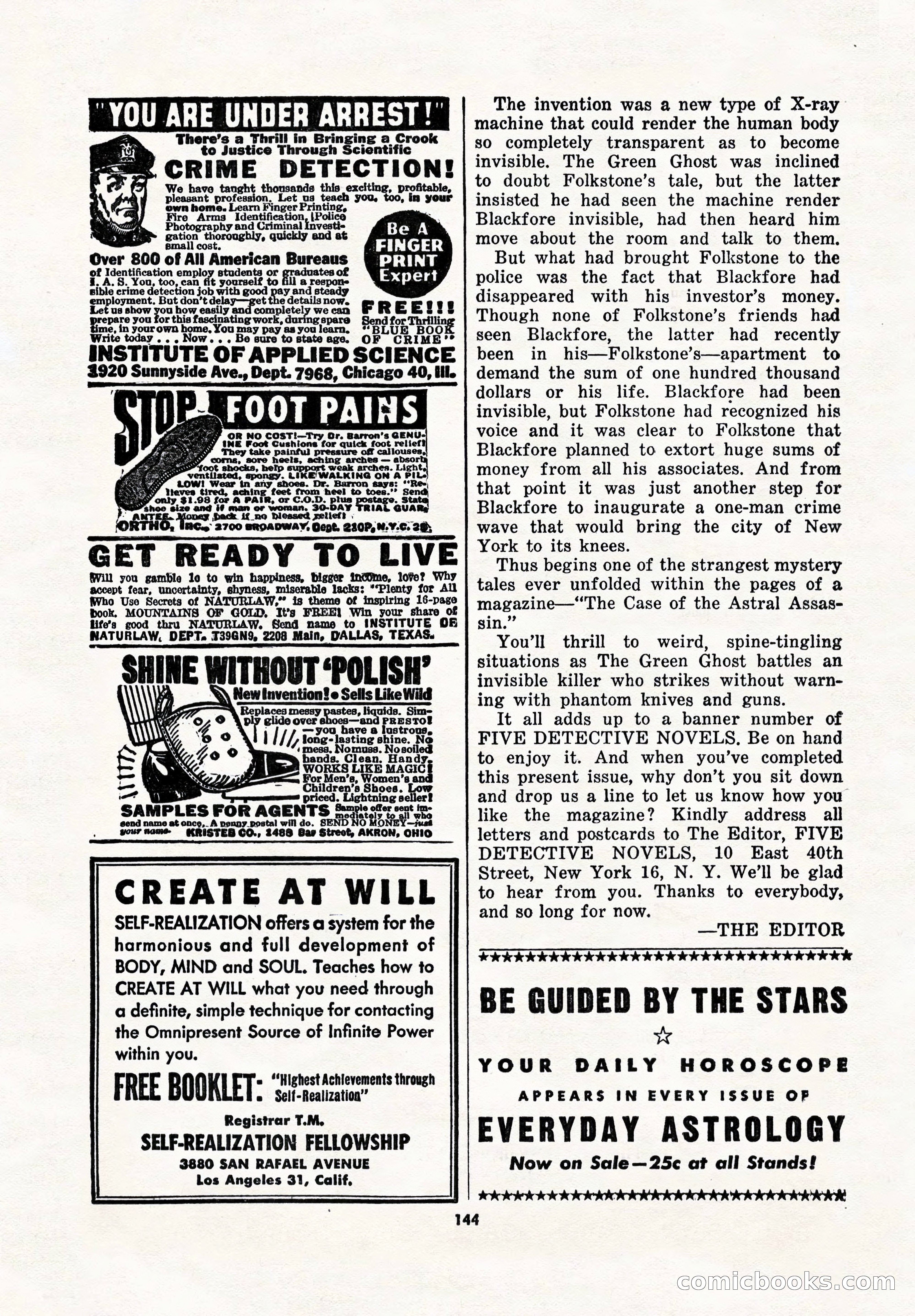 5 Detective Novels Magazine Cover — page 144 of 148